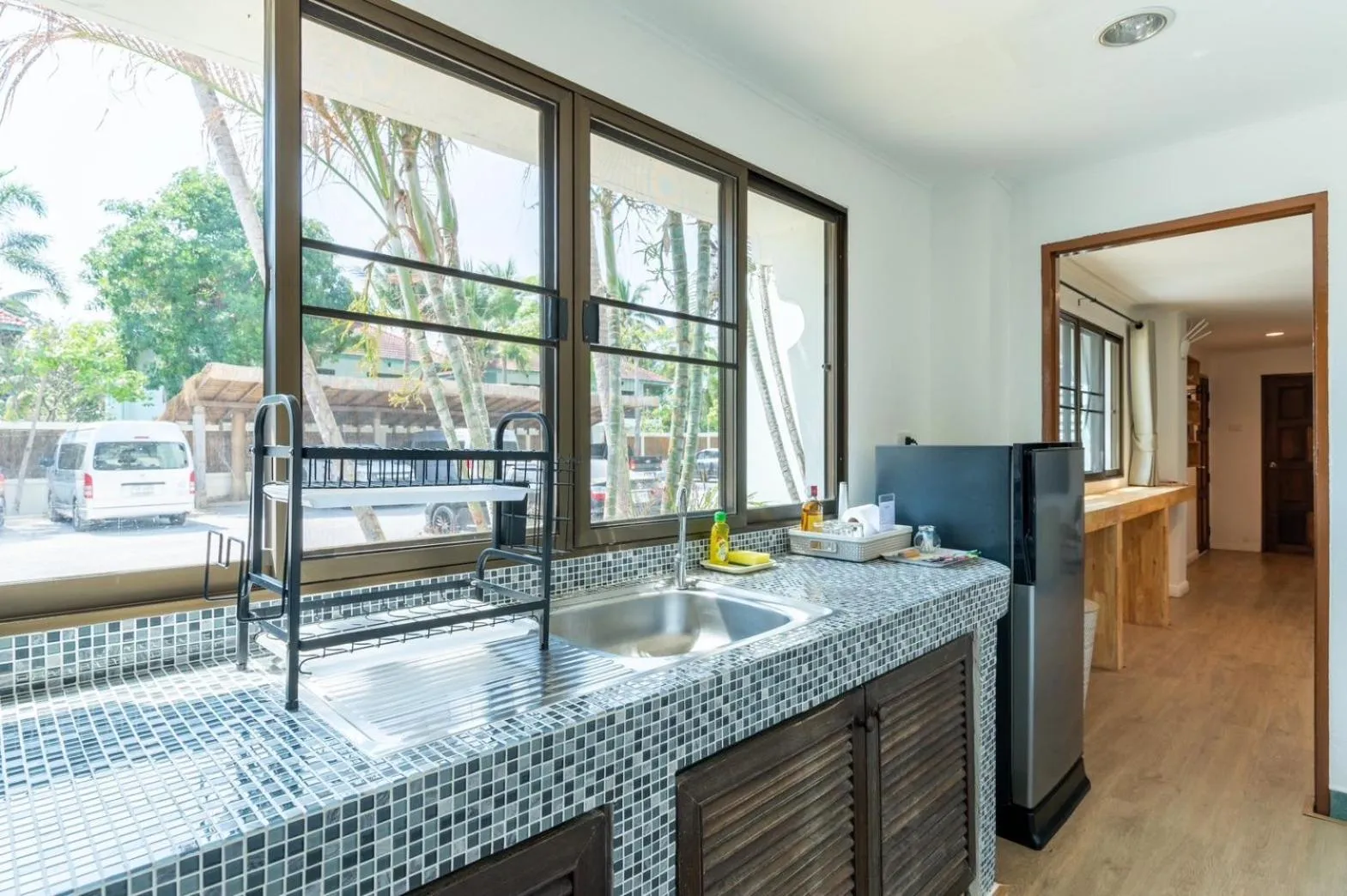 Kitchen or kitchenette in Dolphin Bay Beach Resort