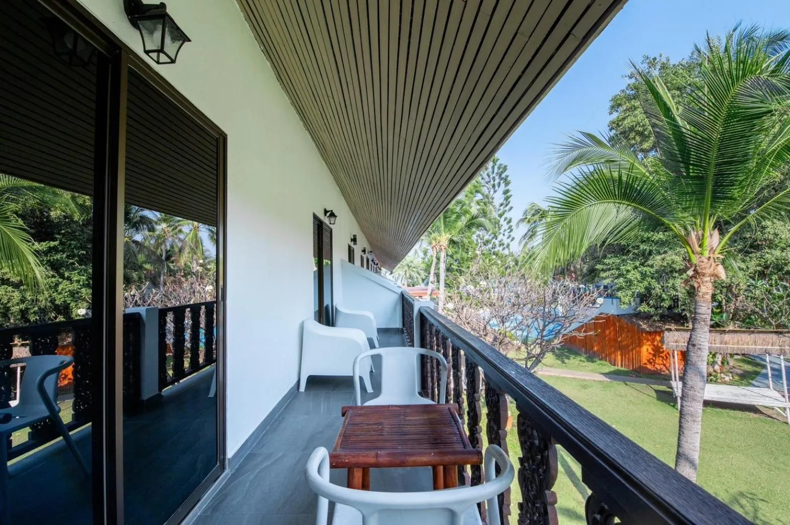Balcony/Terrace in Dolphin Bay Beach Resort