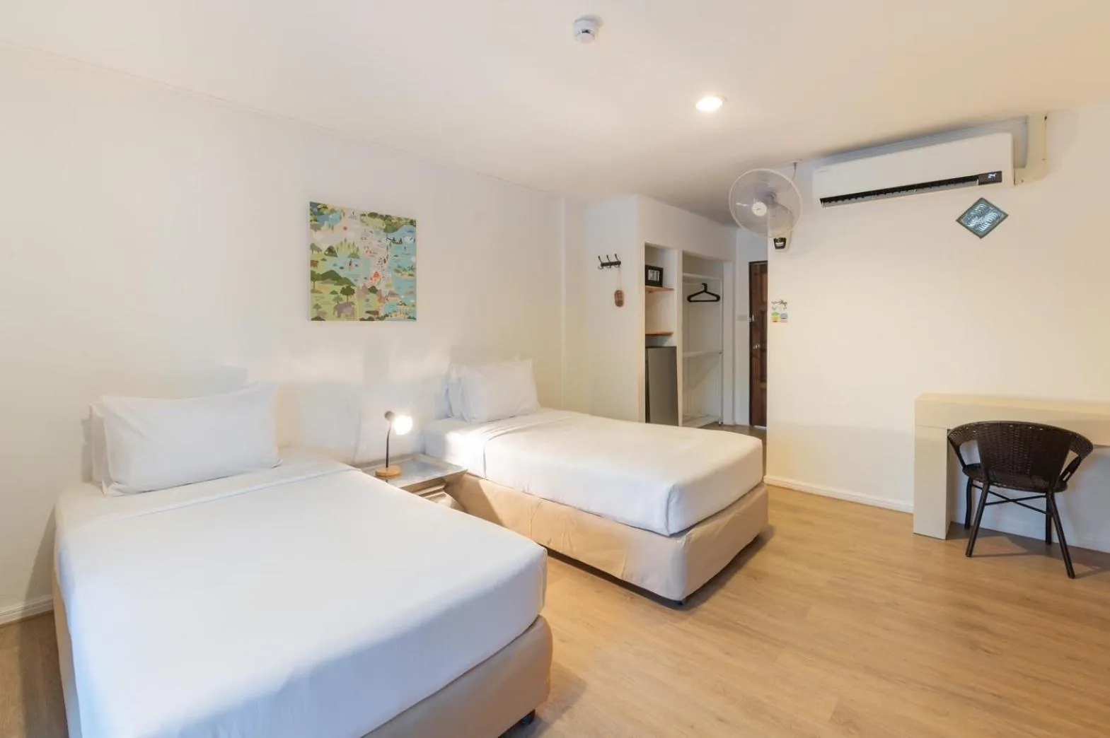 Bed in Dolphin Bay Beach Resort