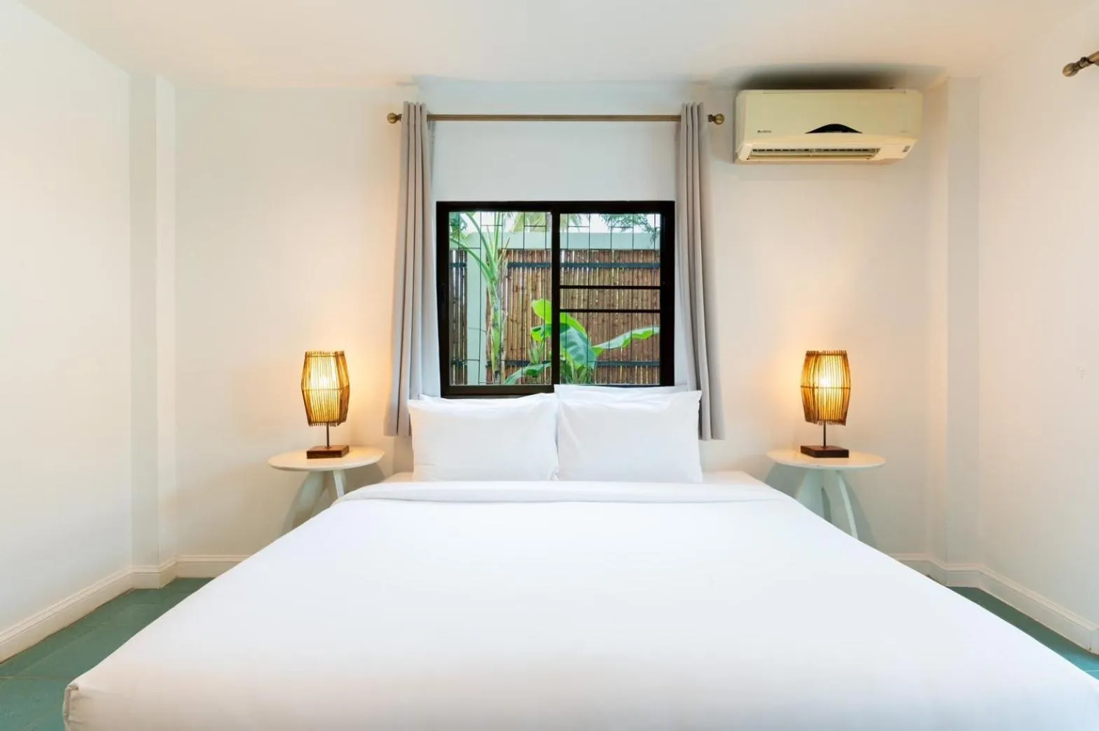 Bed in Dolphin Bay Beach Resort