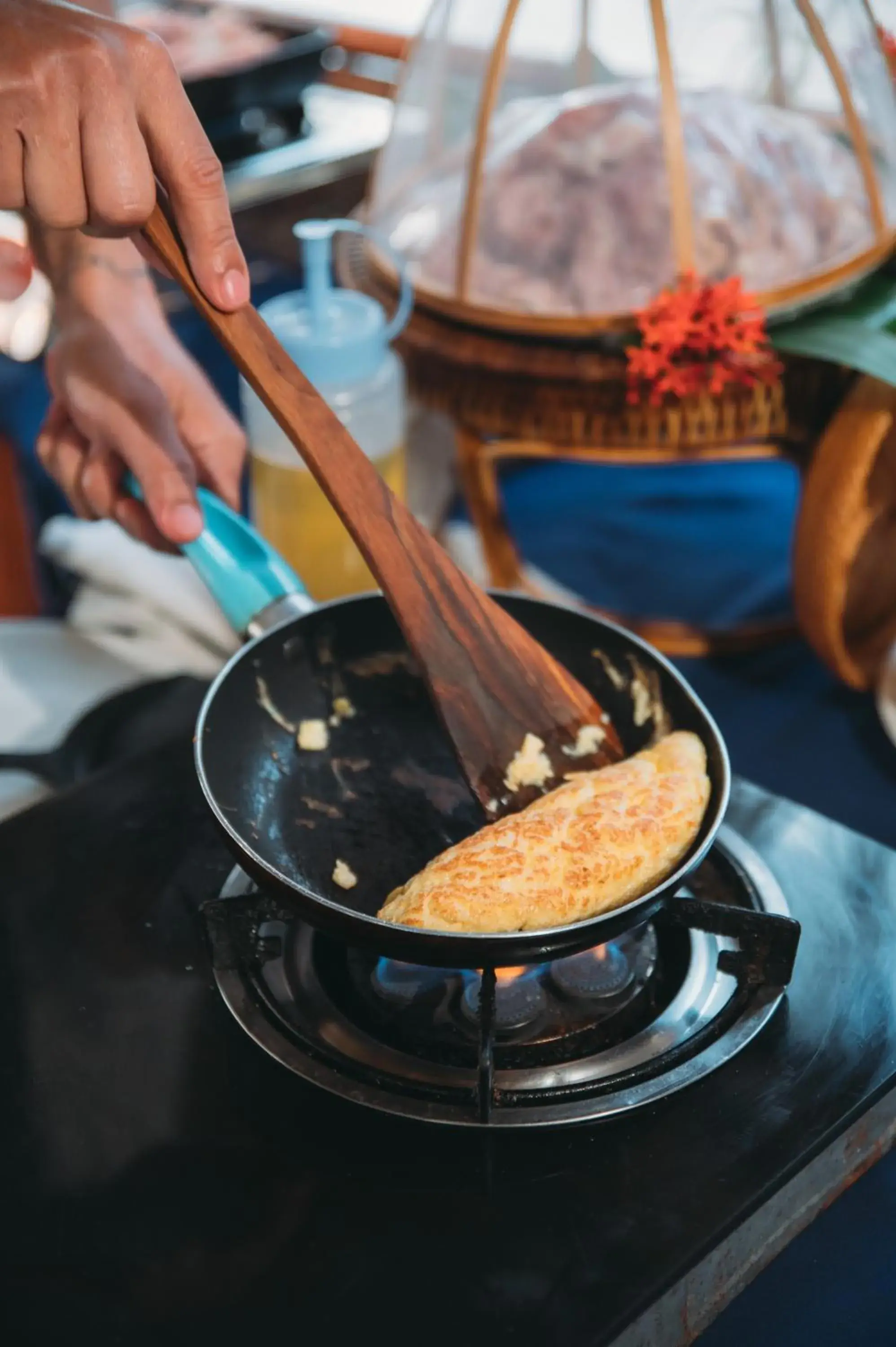 Breakfast in Dolphin Bay Beach Resort Breakfast in Dolphin Bay Beach Resort