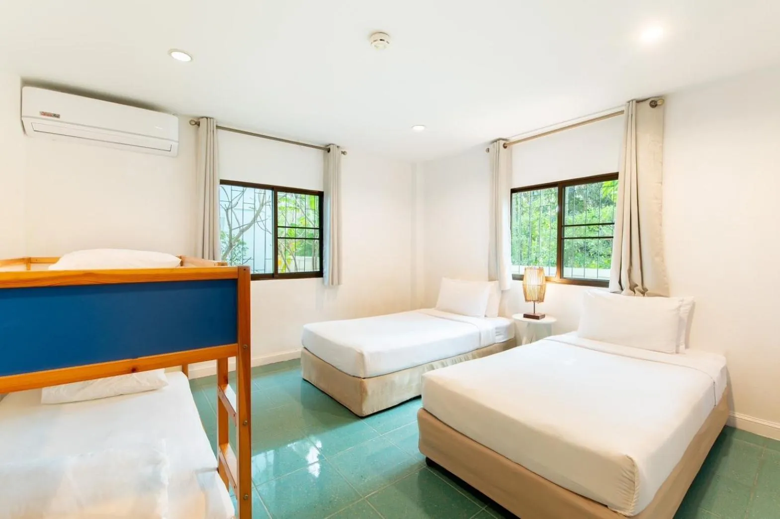 Bed in Dolphin Bay Beach Resort