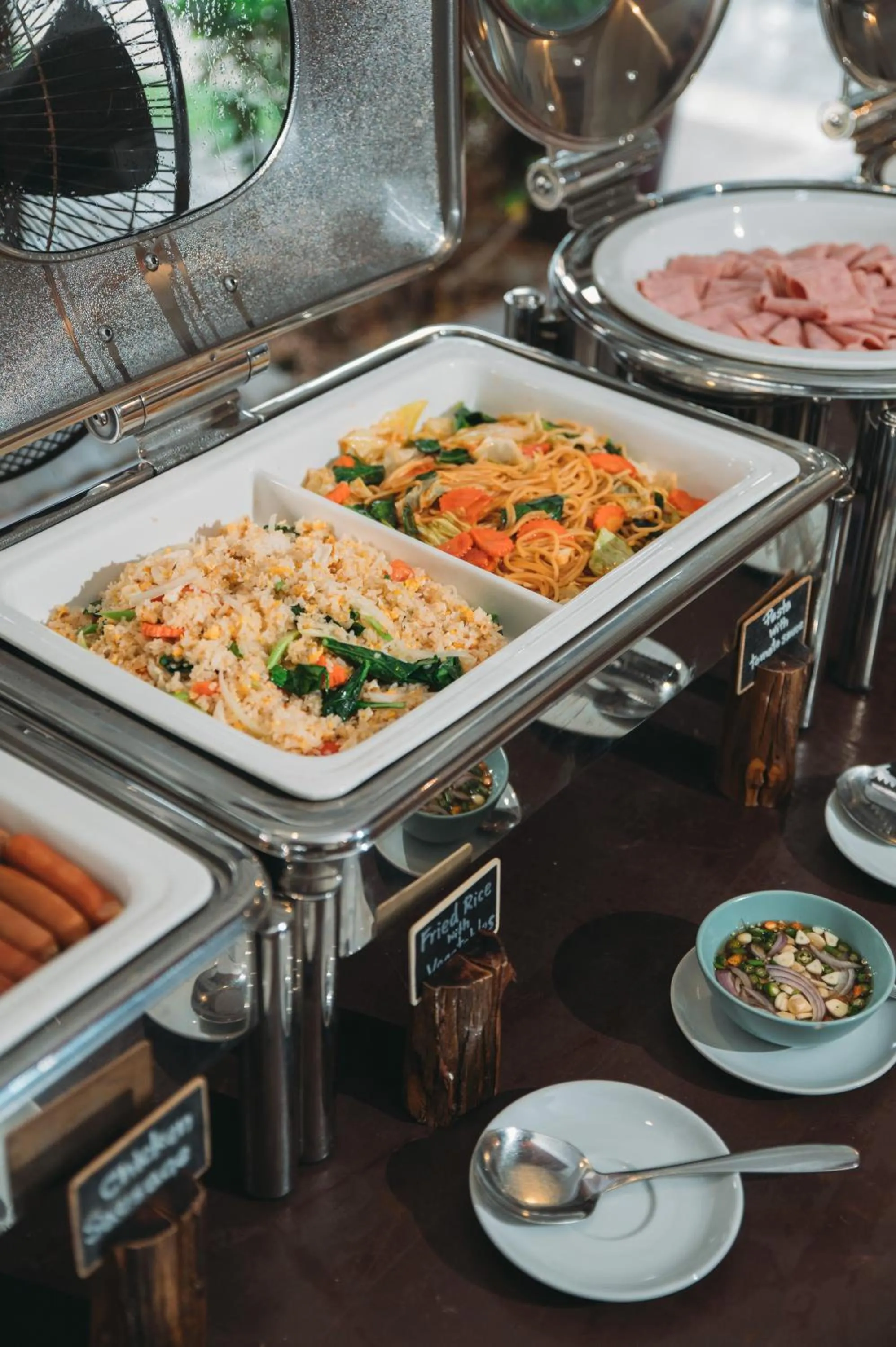 Breakfast in Dolphin Bay Beach Resort