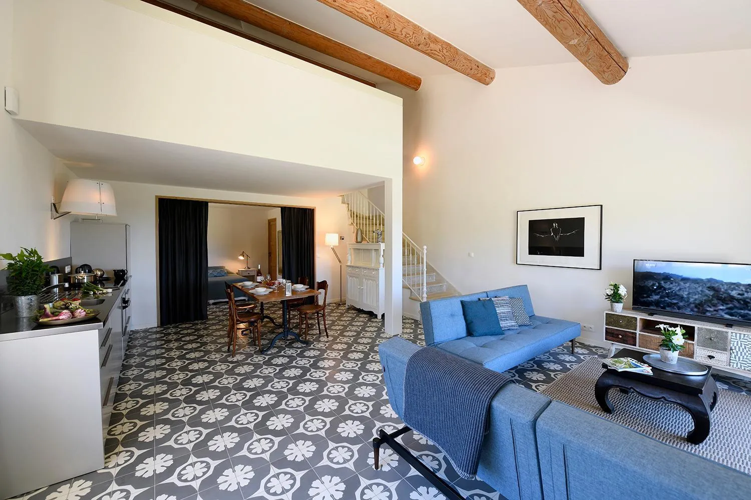 Living room in Mas des Olives