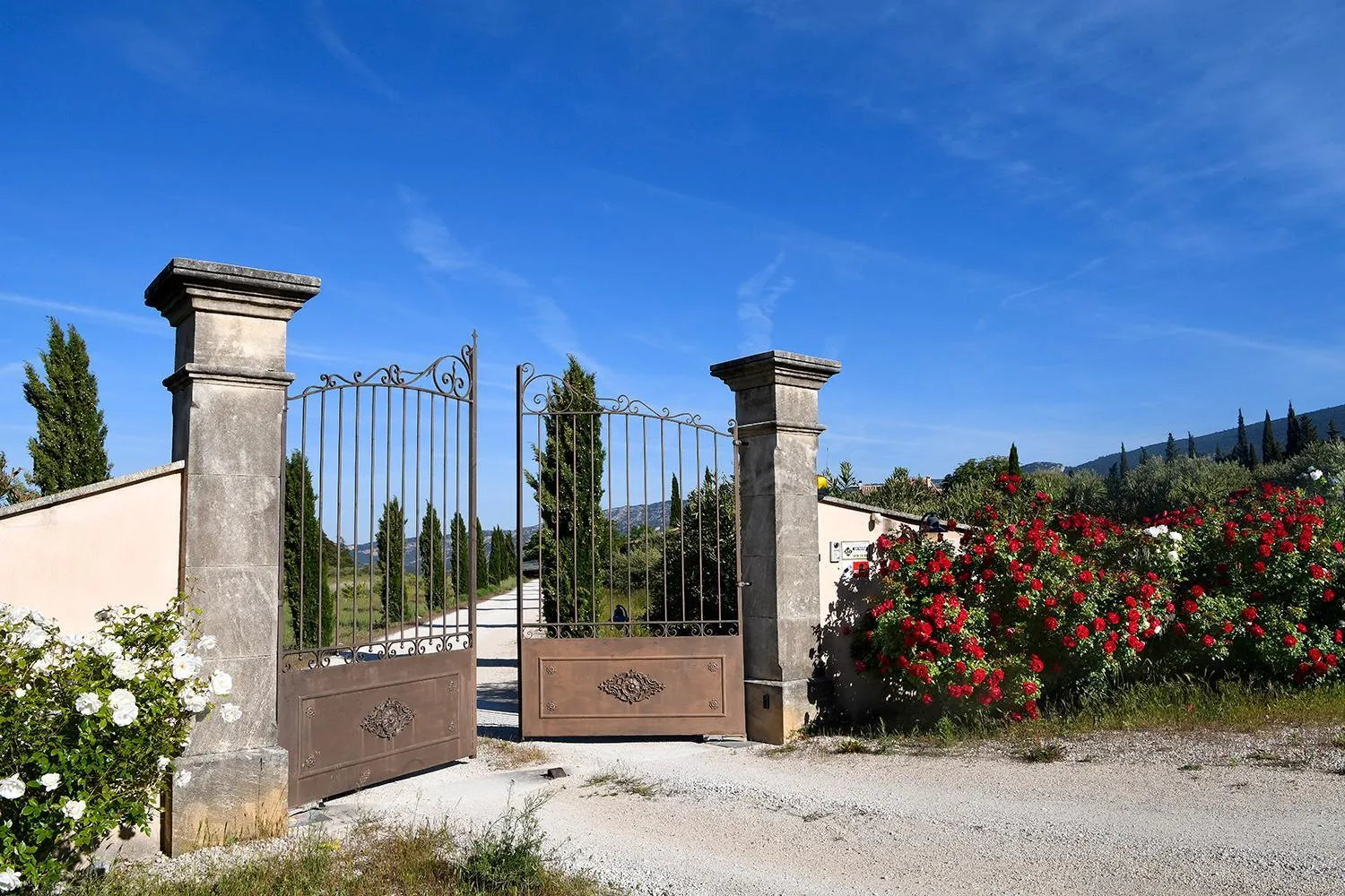 Facade/entrance in Mas des Olives