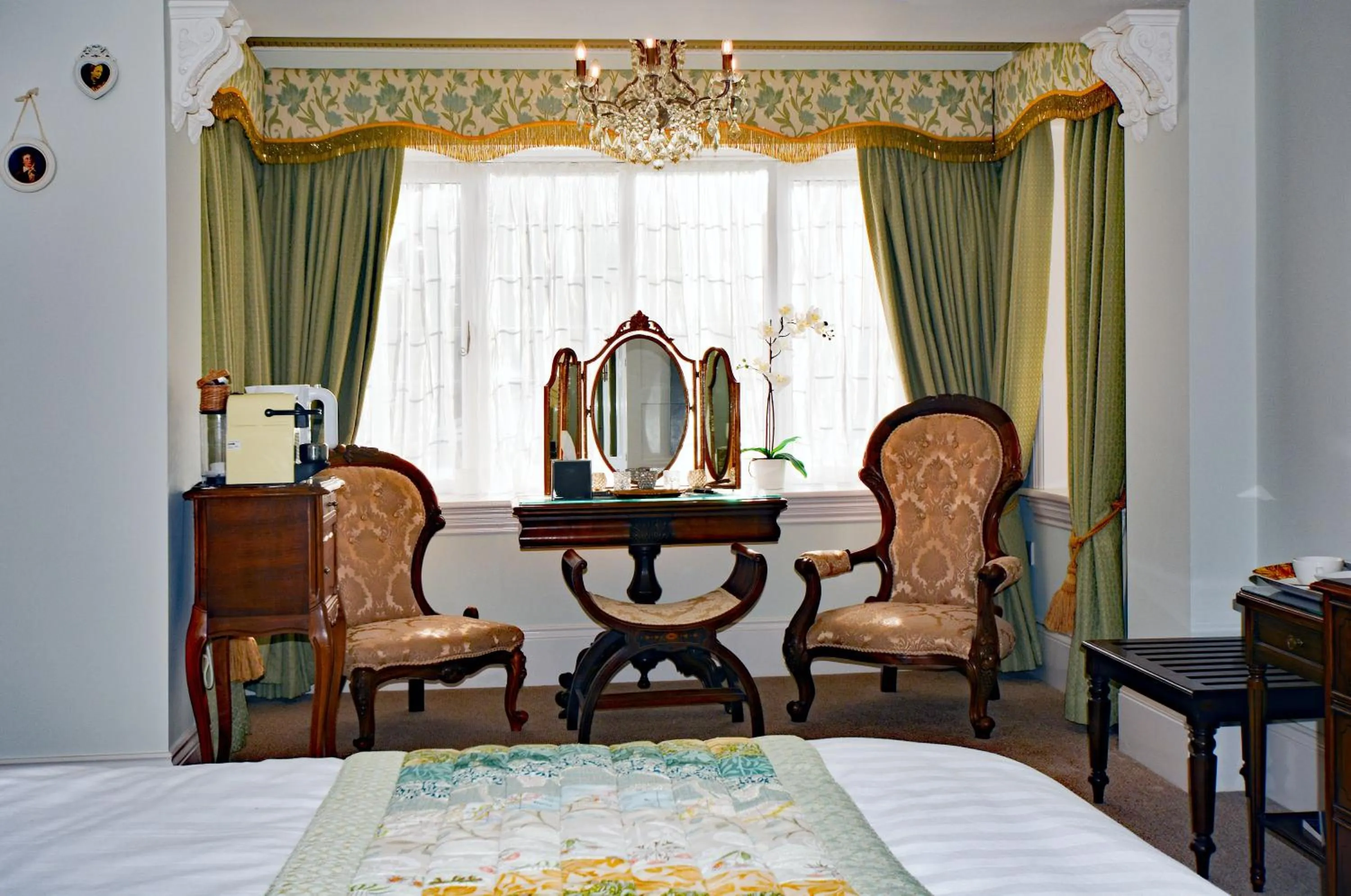 Seating area in Haven Hall Hotel