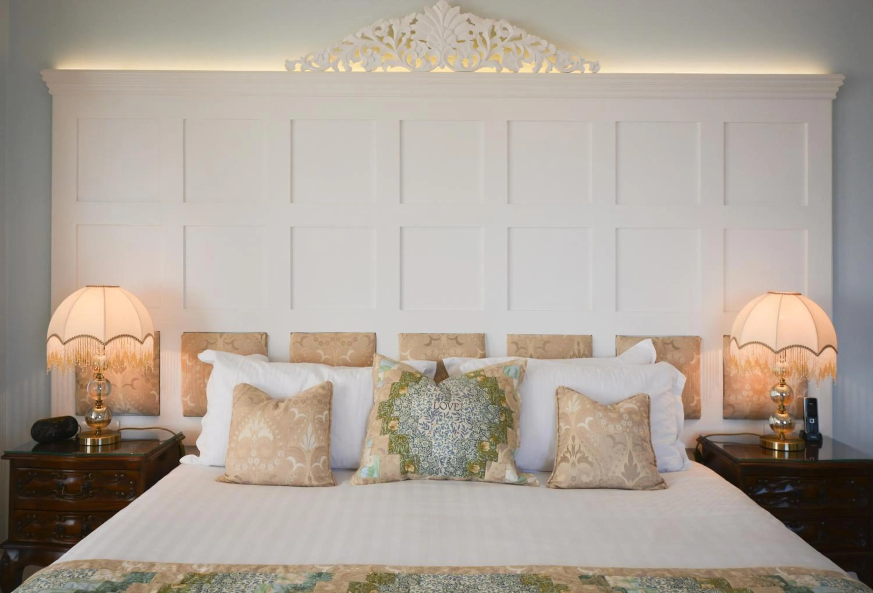 Bed in Haven Hall Hotel