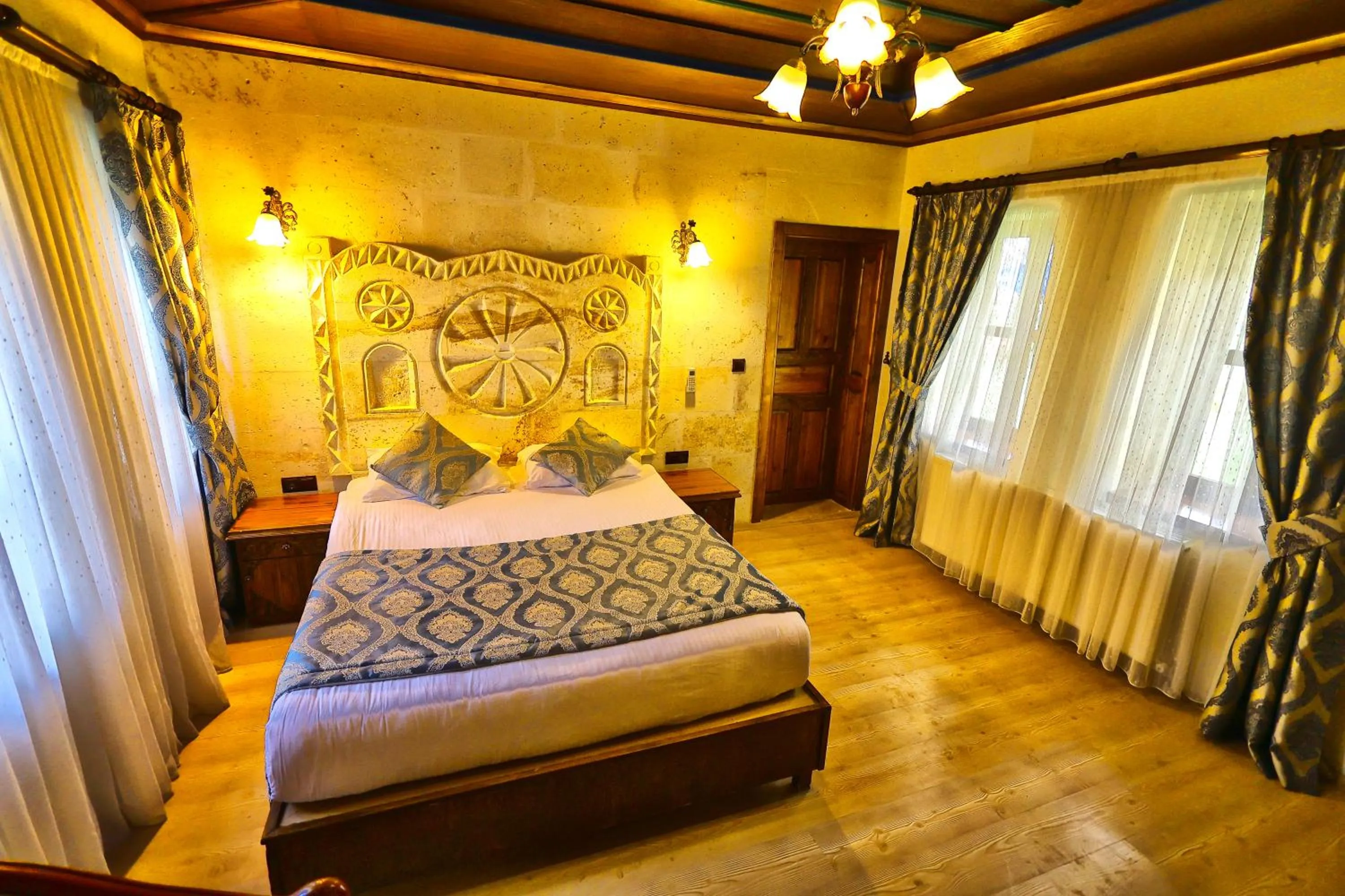 Bed in Cappadocia Empire Cave Hotel