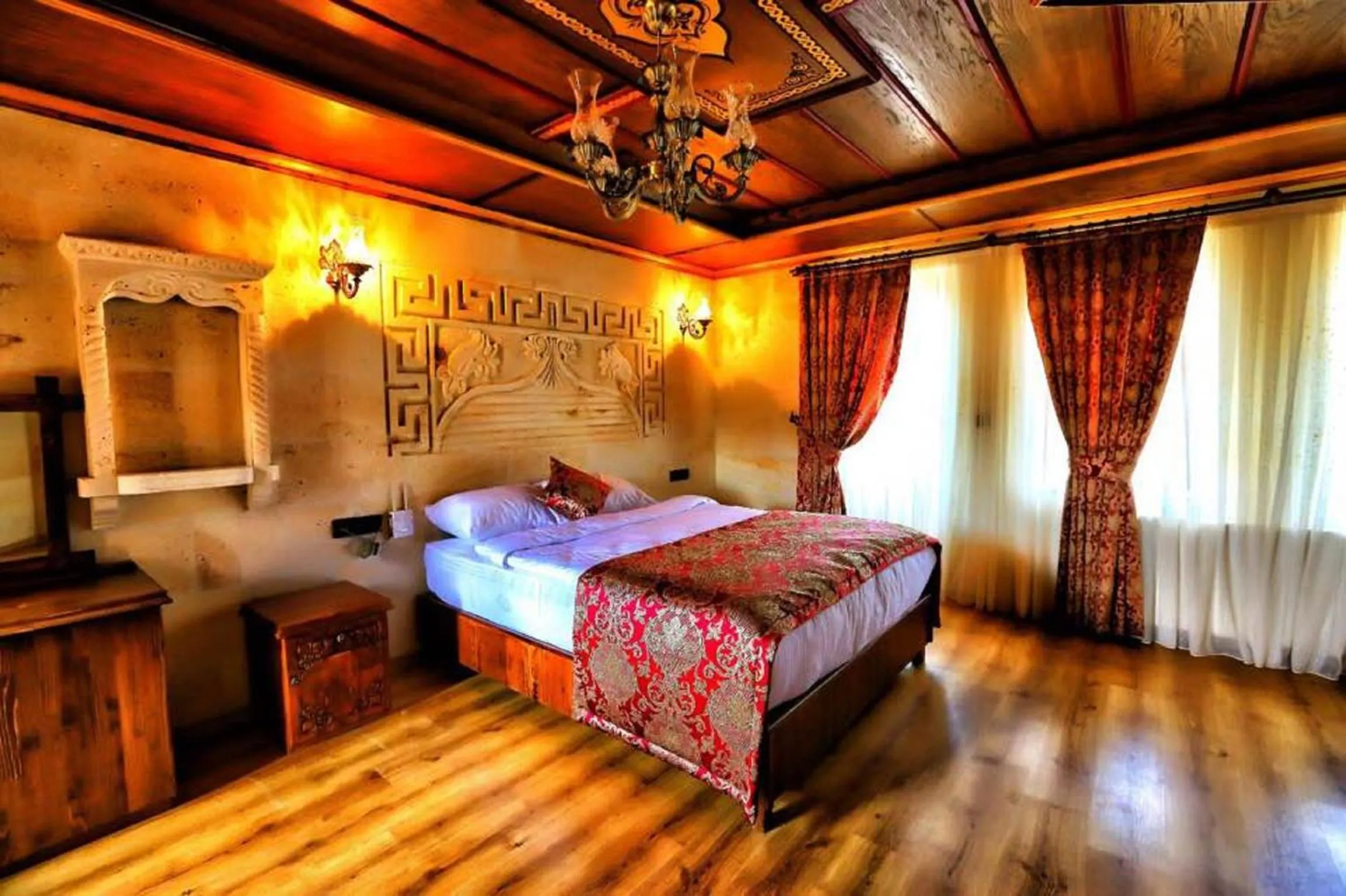 Bed in Cappadocia Empire Cave Hotel