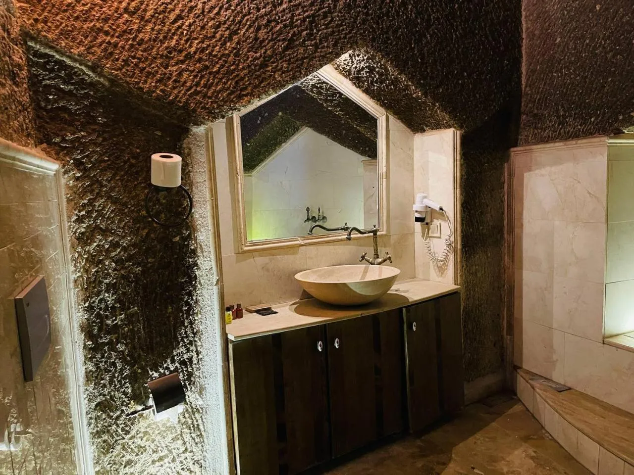 Shower in Cappadocia Empire Cave Hotel