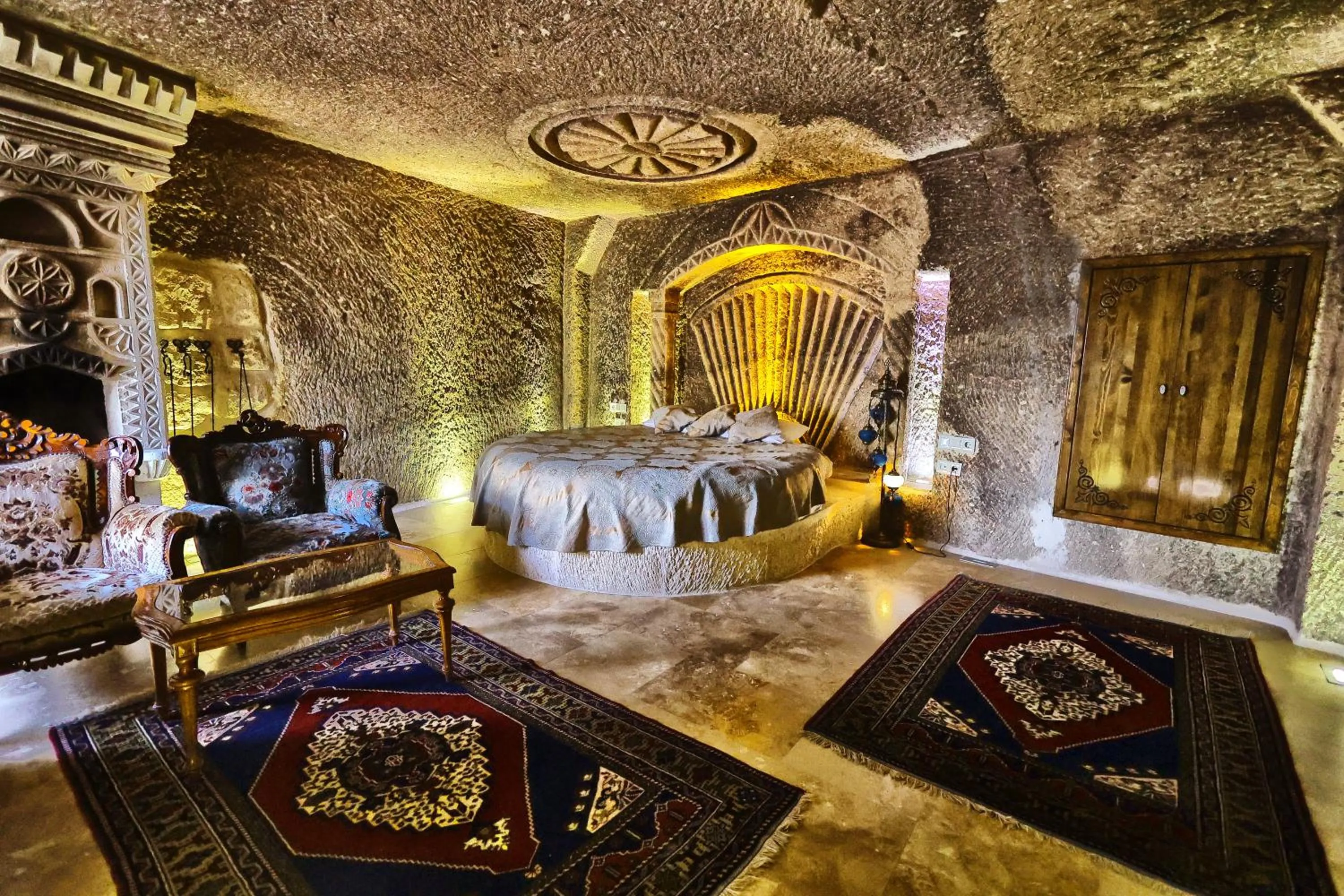 Bed in Cappadocia Empire Cave Hotel