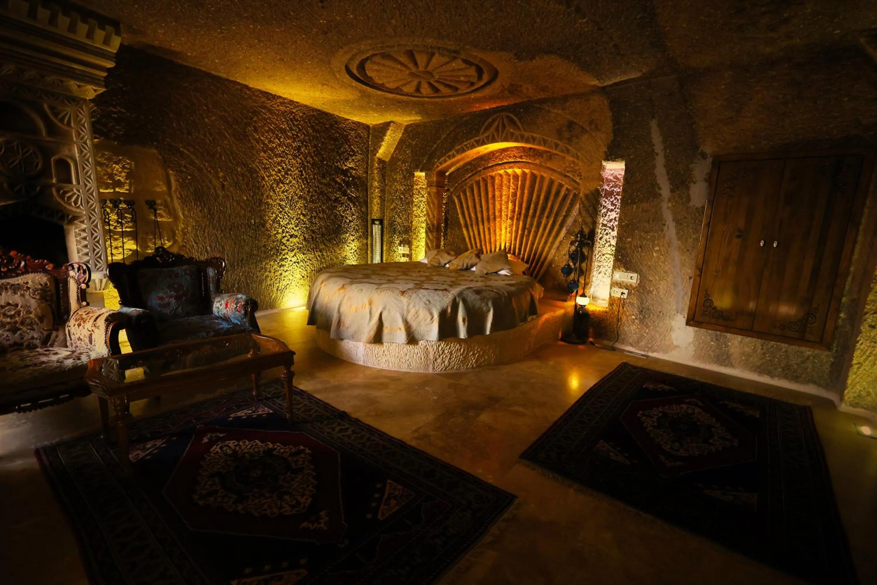 Bed in Cappadocia Empire Cave Hotel