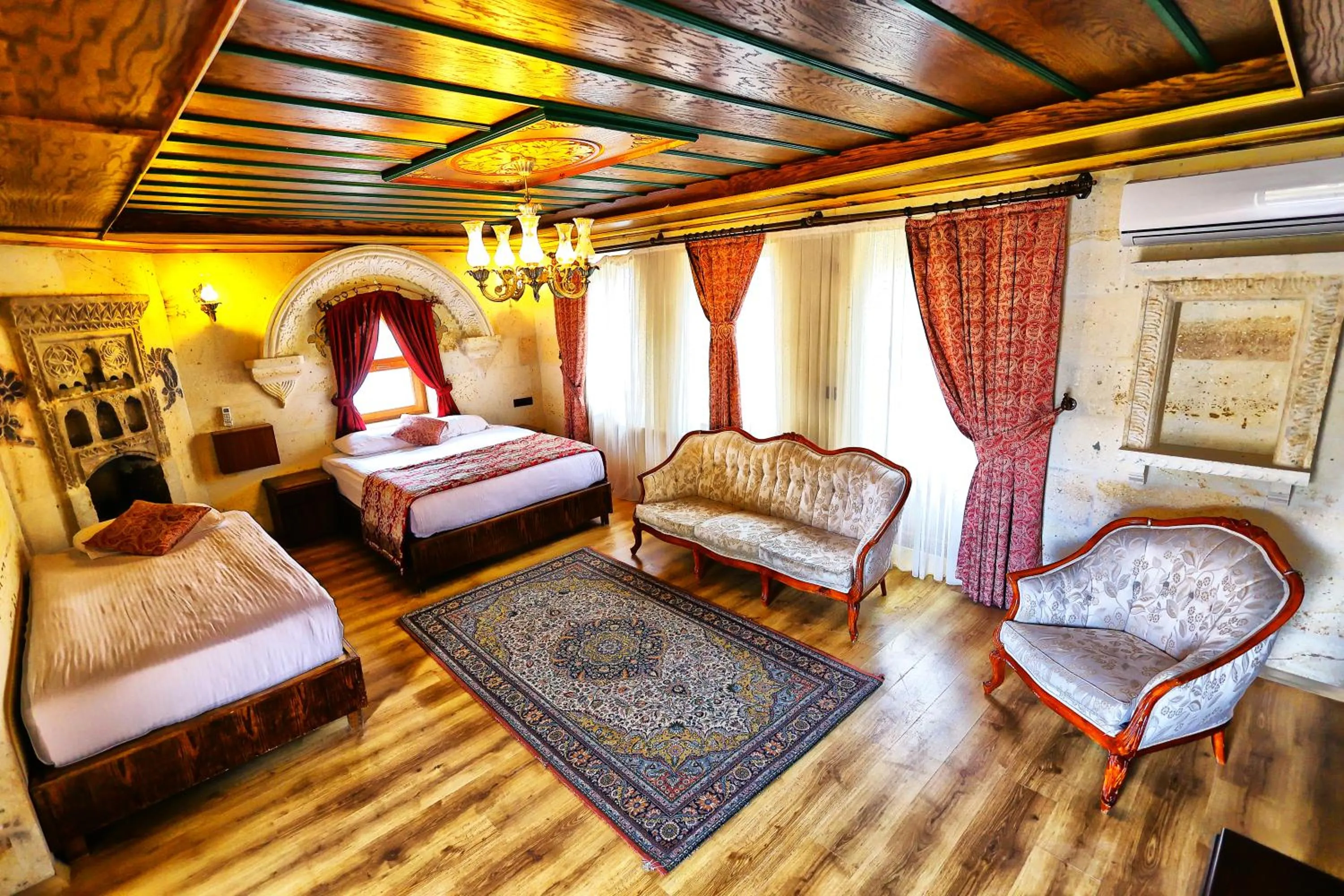 Bed in Cappadocia Empire Cave Hotel