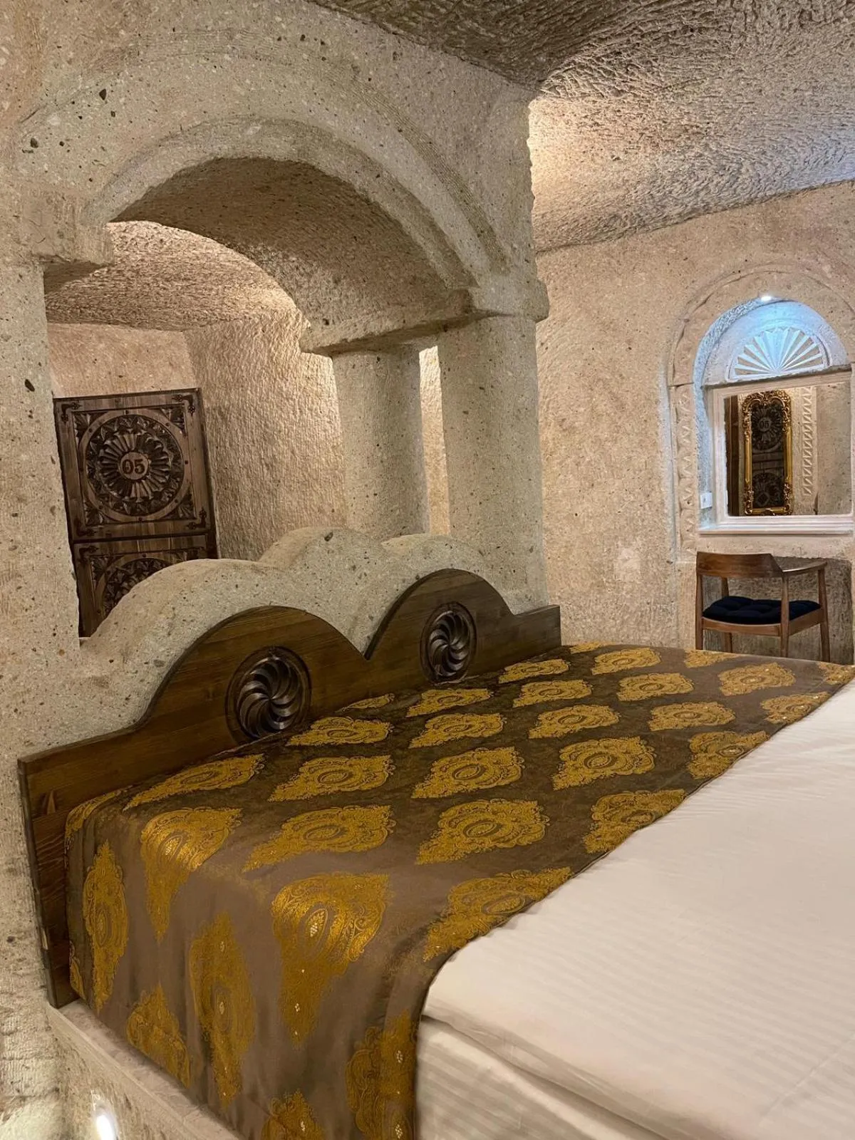 Bed in Cappadocia Empire Cave Hotel