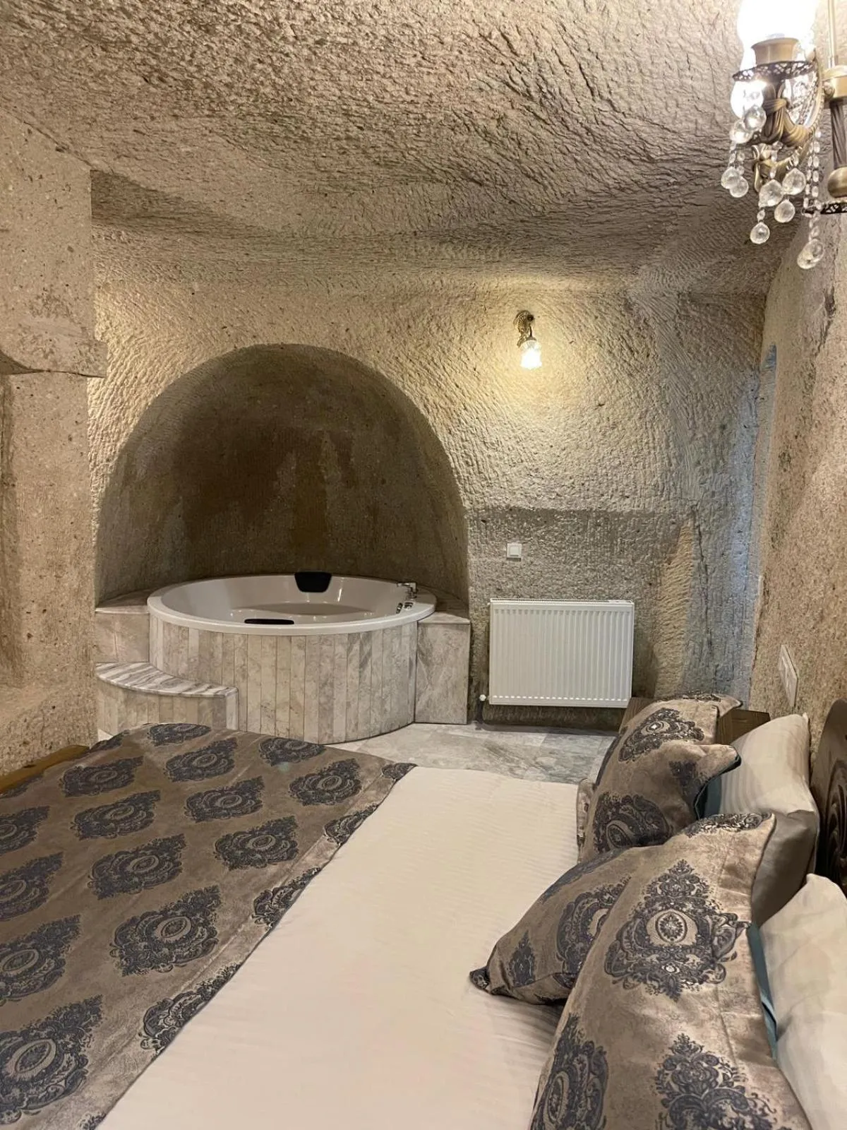 Bed in Cappadocia Empire Cave Hotel
