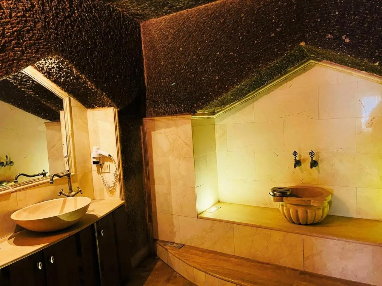 Shower in Cappadocia Empire Cave Hotel