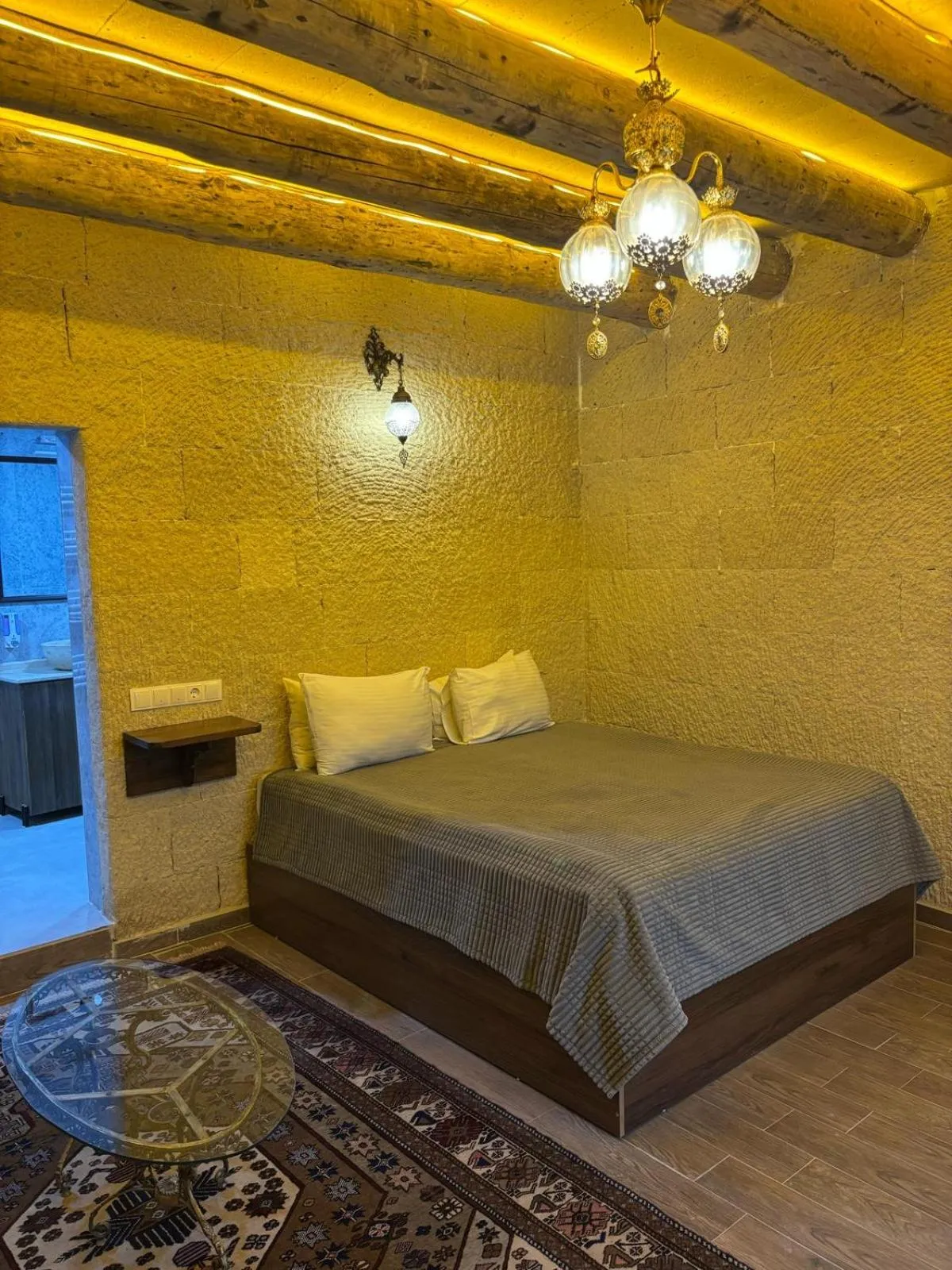 Bed in Cappadocia Empire Cave Hotel