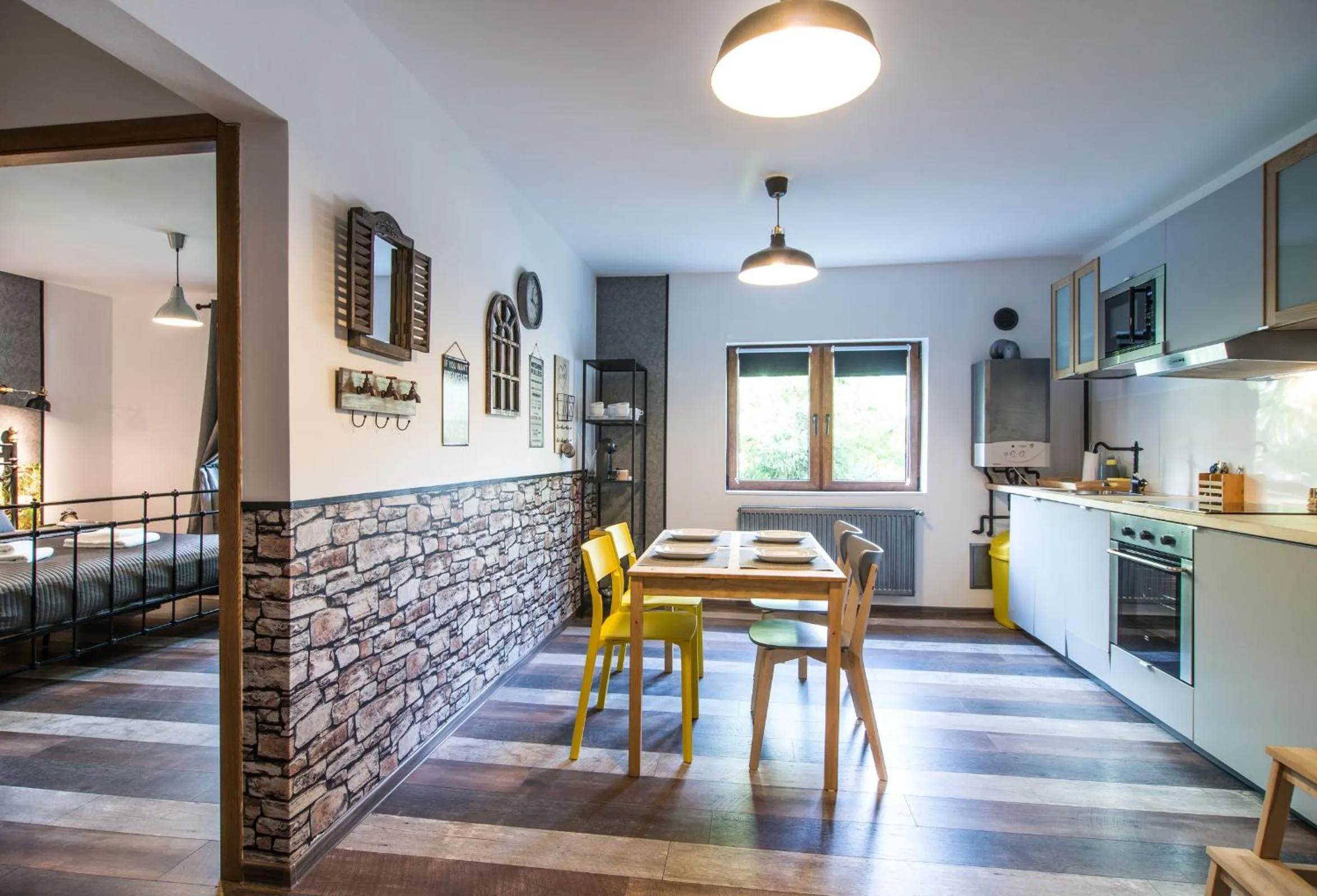 Kitchen or kitchenette in Rent in Cluj Apartments