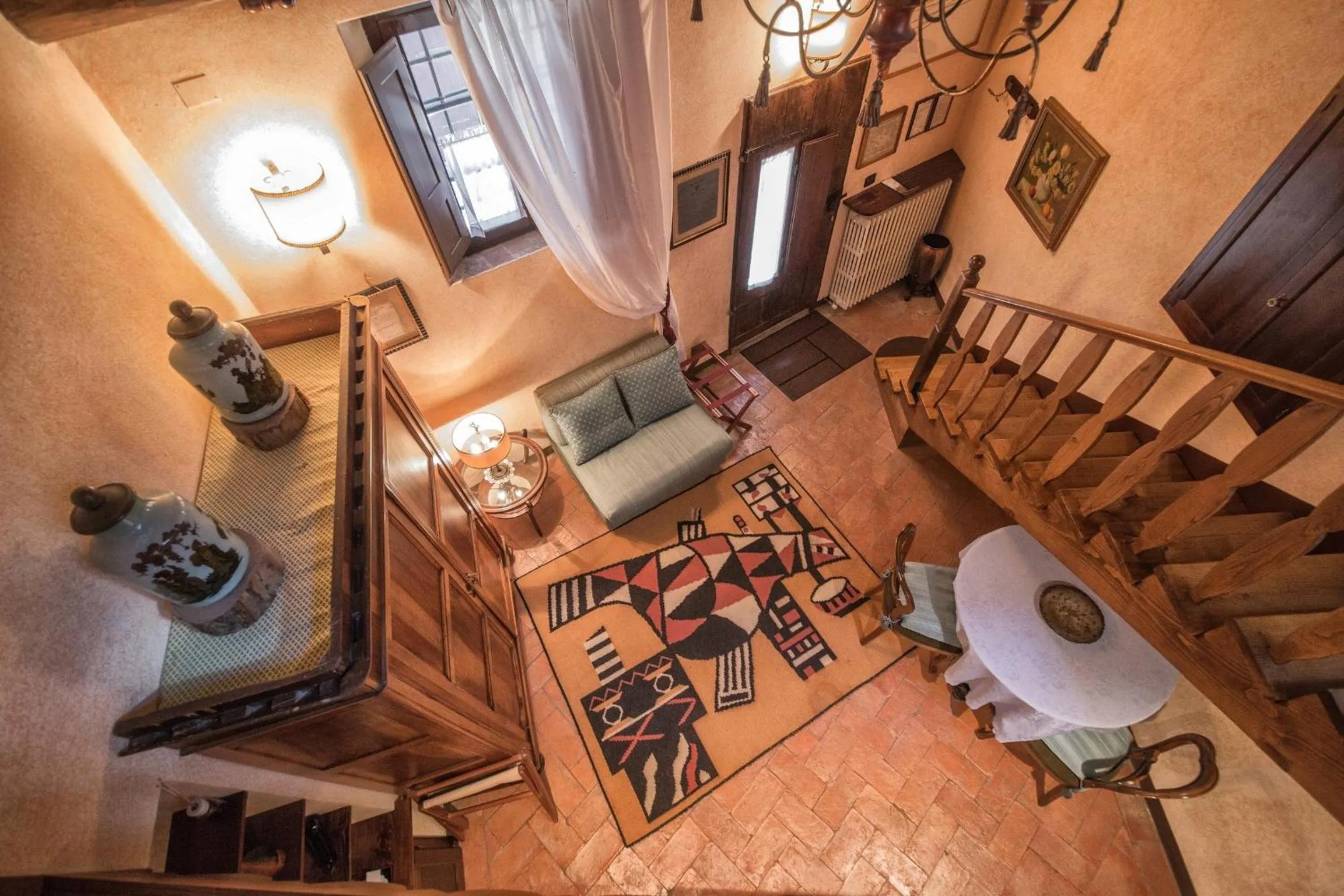 Living room in Castelletto di Montebenichi
