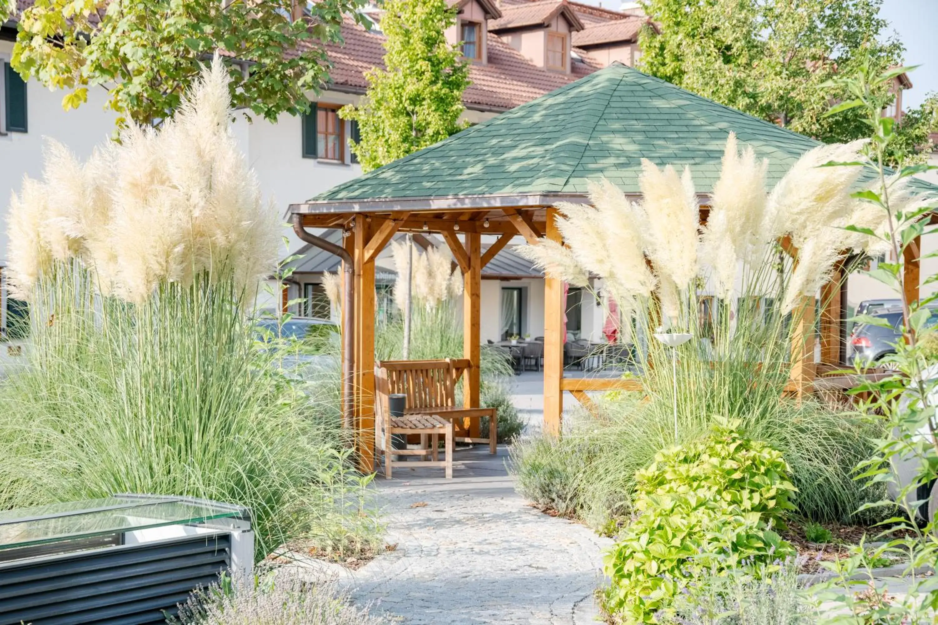 Property building in Hotel Obermaier Property building in Hotel Obermaier