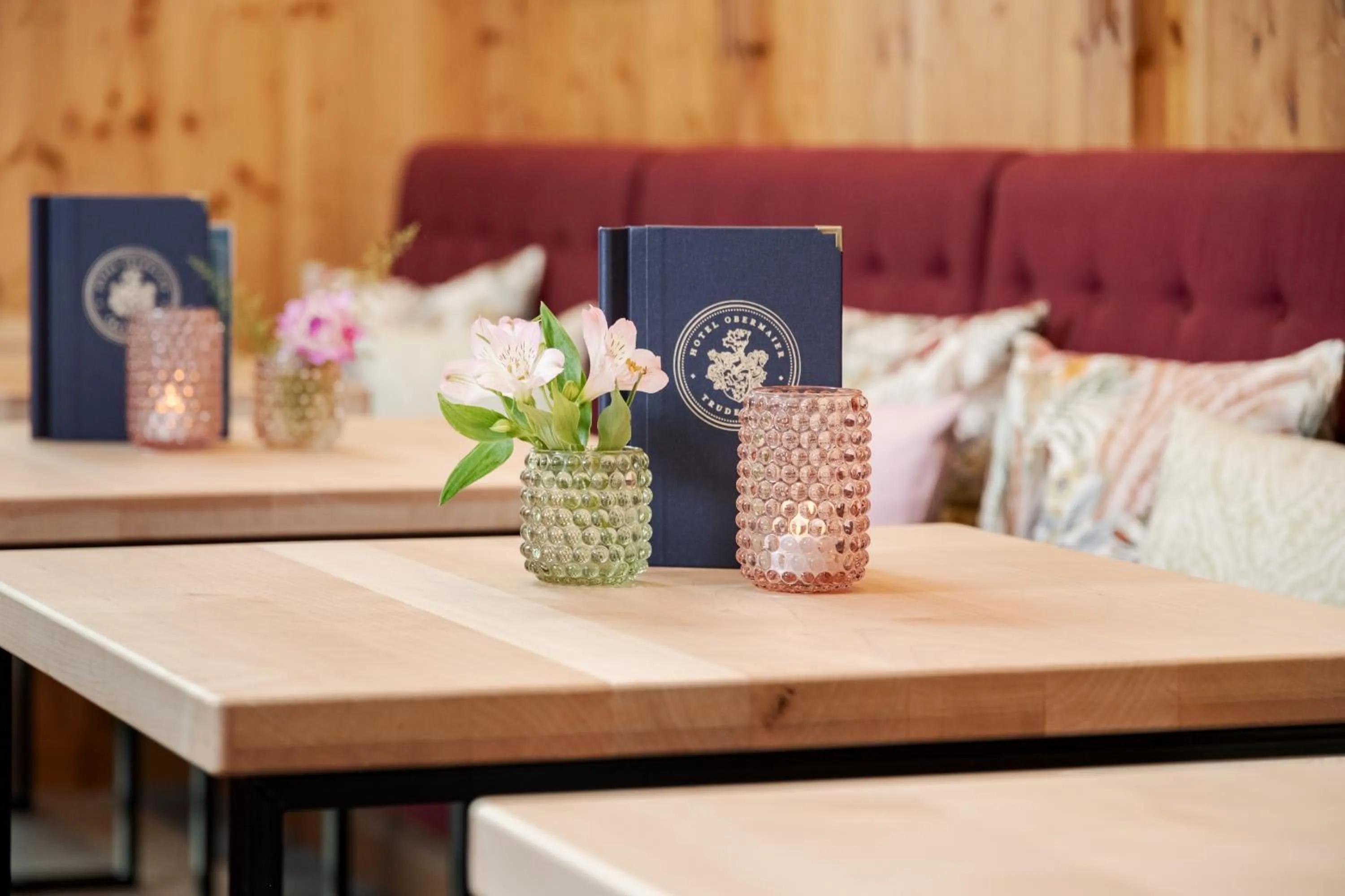 Lobby or reception in Hotel Obermaier