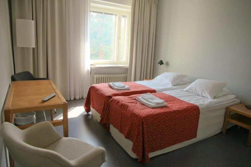 Bed in Huoneistohotelli Valo