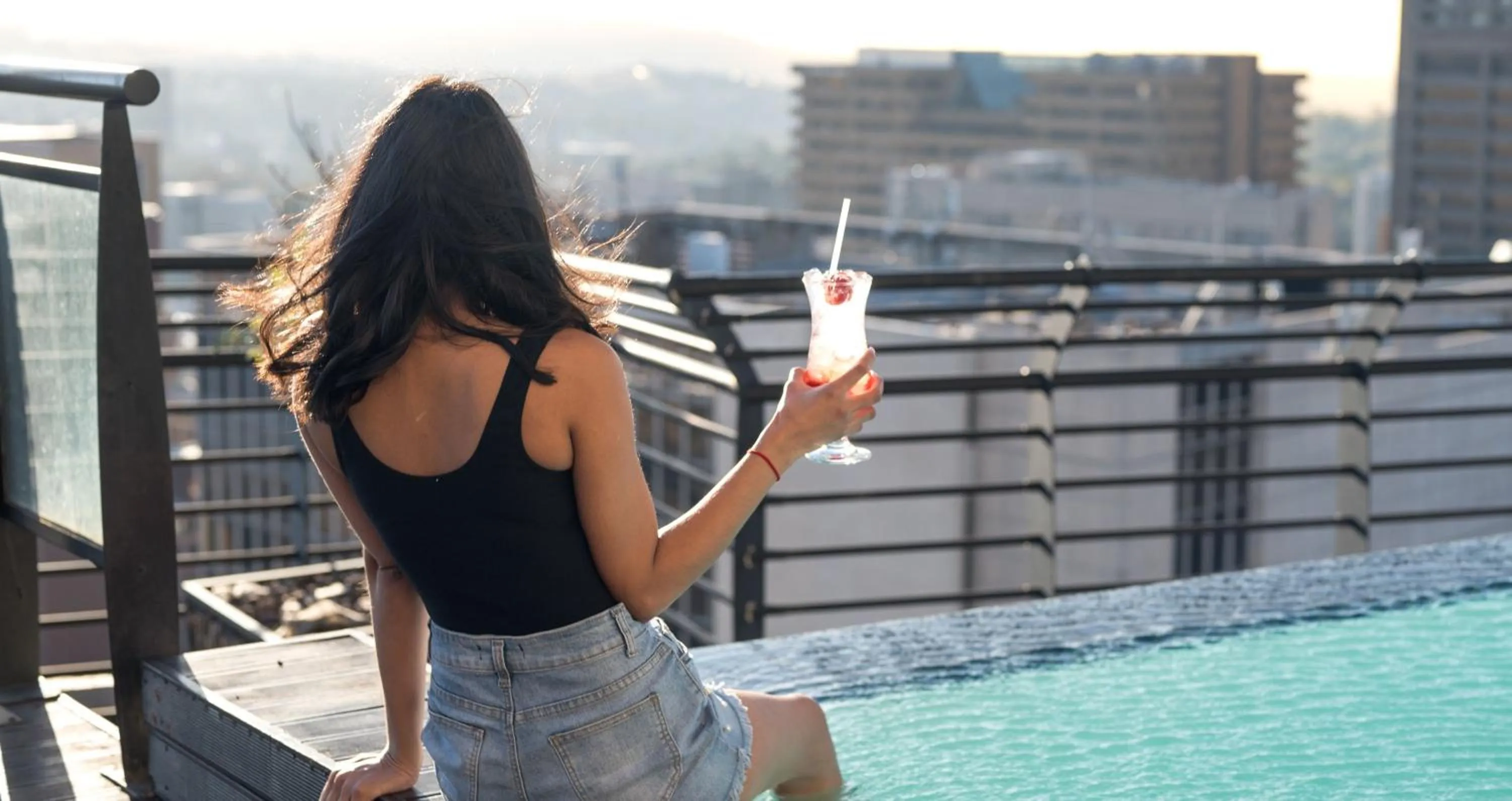 Swimming pool in The Parktonian All Suite Hotel