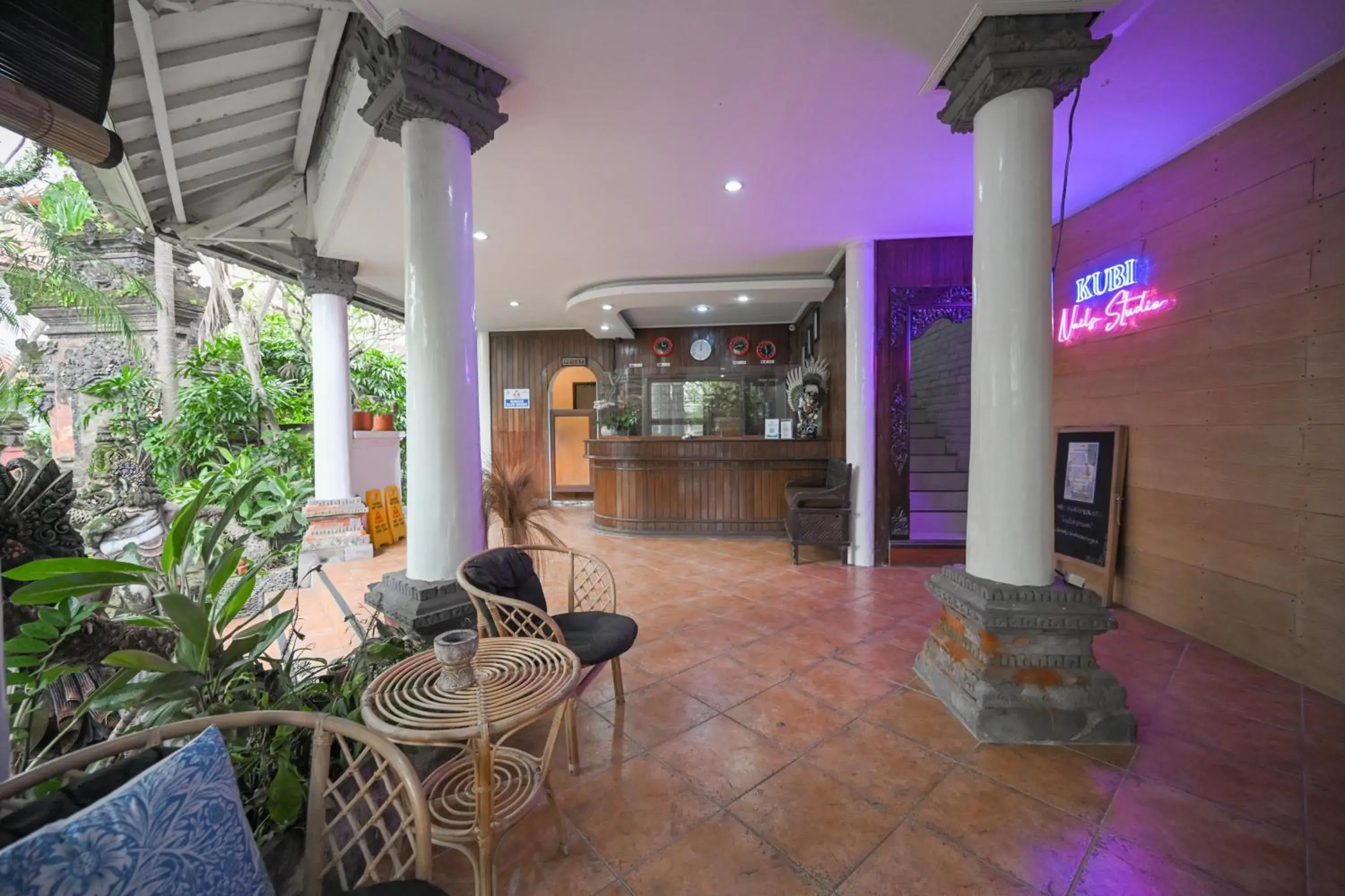 Lobby or reception in The Taman Ayu Lobby or reception in The Taman Ayu