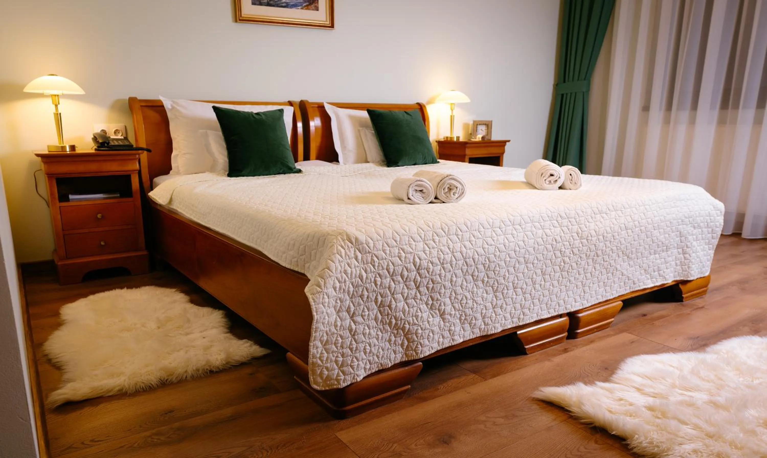 Bed in Septimia Hotels & Spa Resort