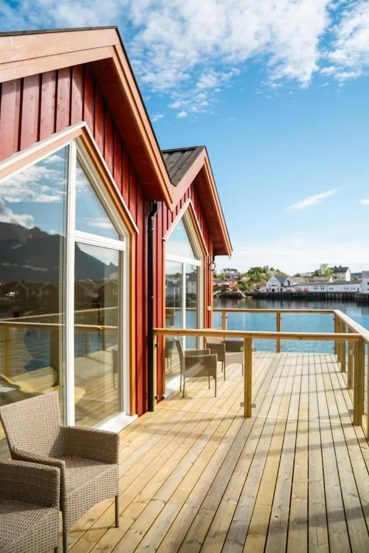 Patio in Reinefjorden Sjøhus