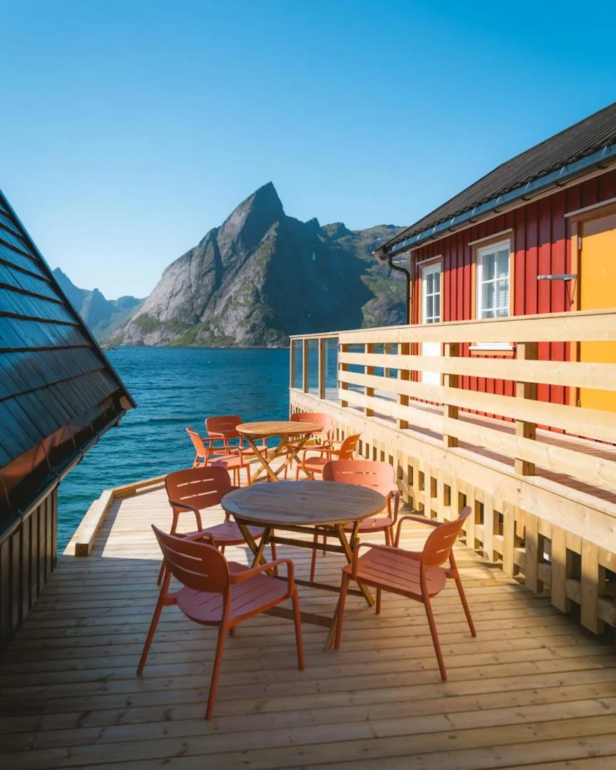 Patio in Reinefjorden Sjøhus