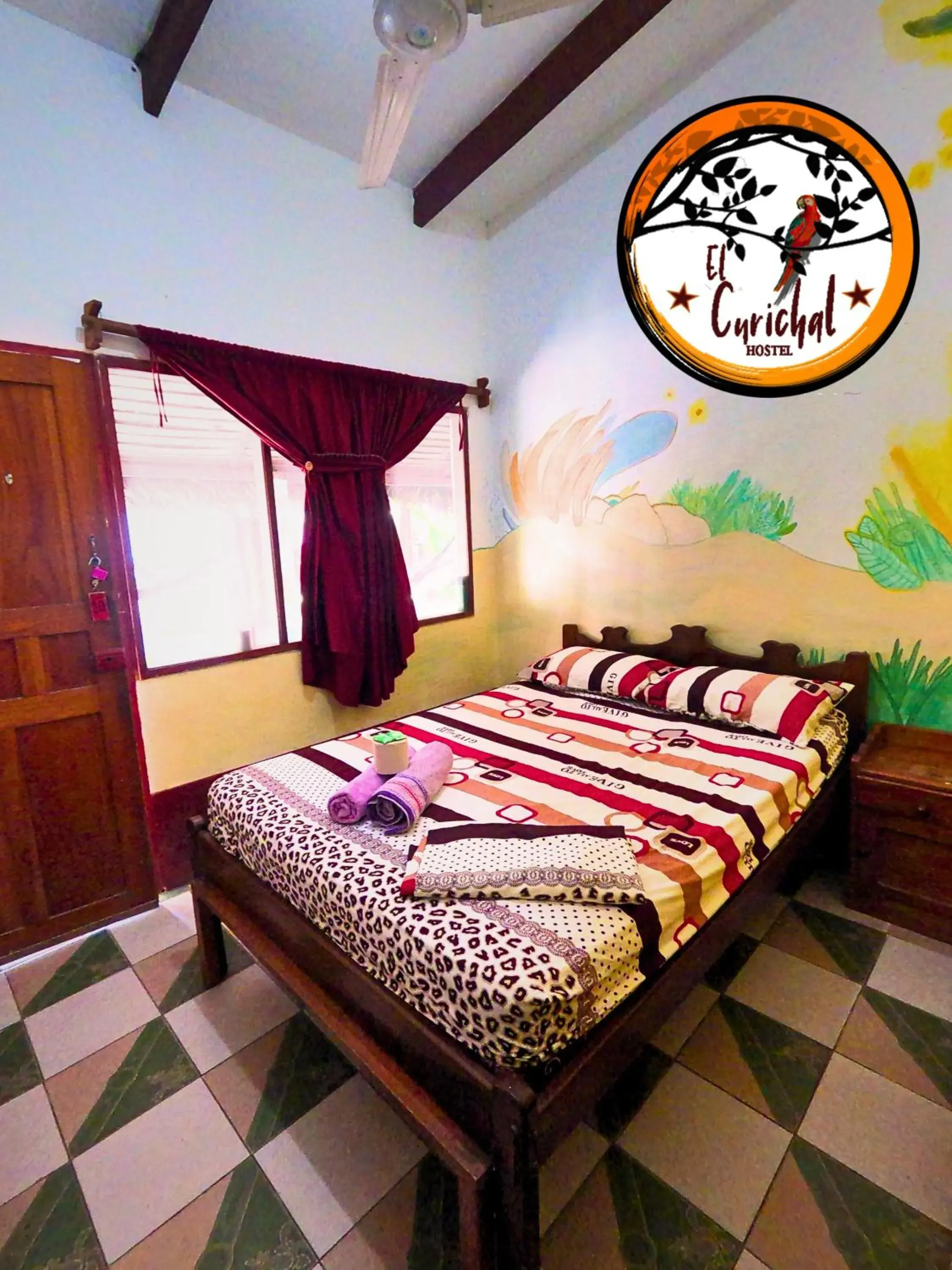 Double Room with Private Bathroom - single occupancy in El Curichal Hostel Double Room with Private Bathroom - single occupancy in El Curichal Hostel