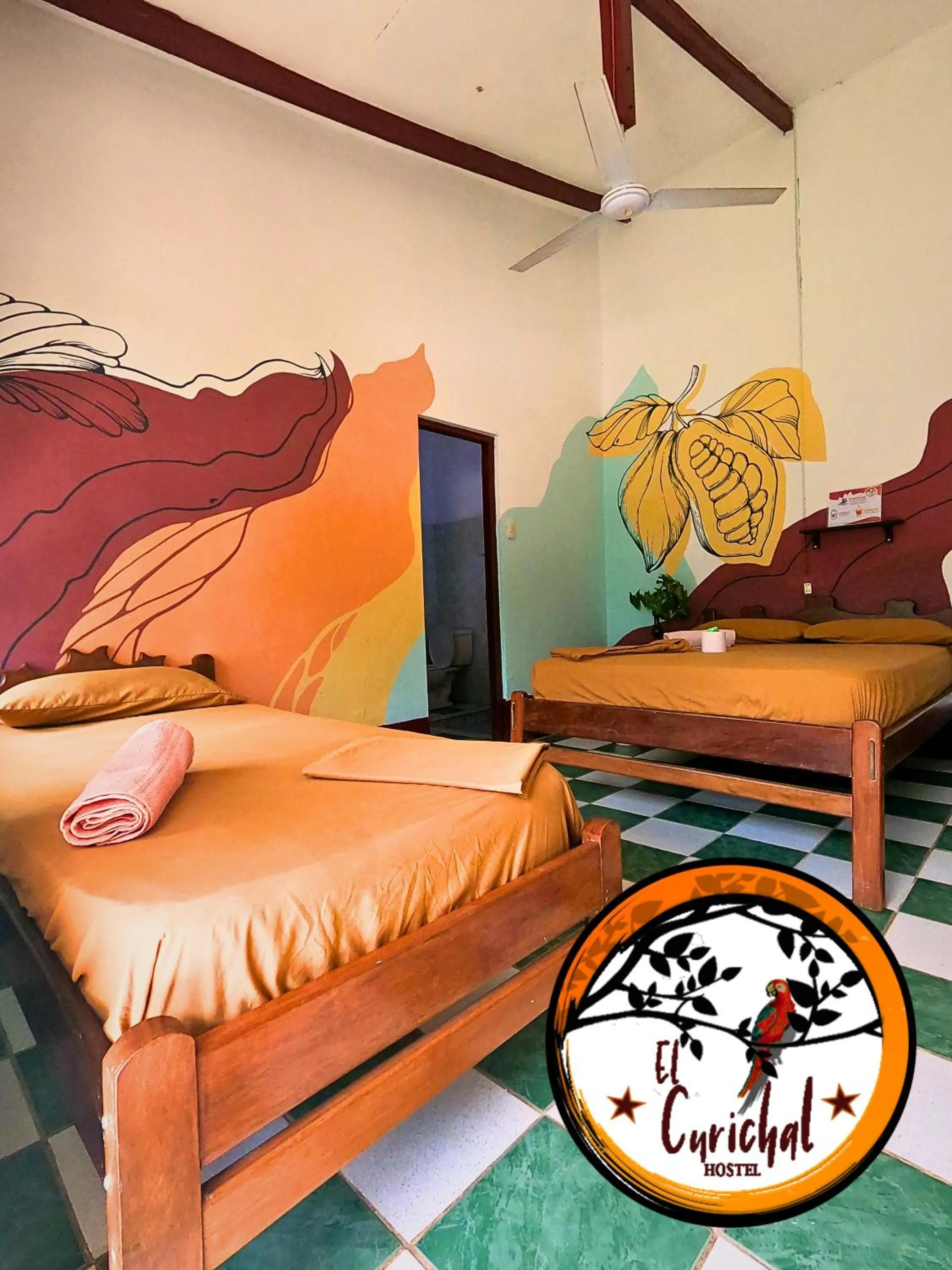 Bed in El Curichal Hostel