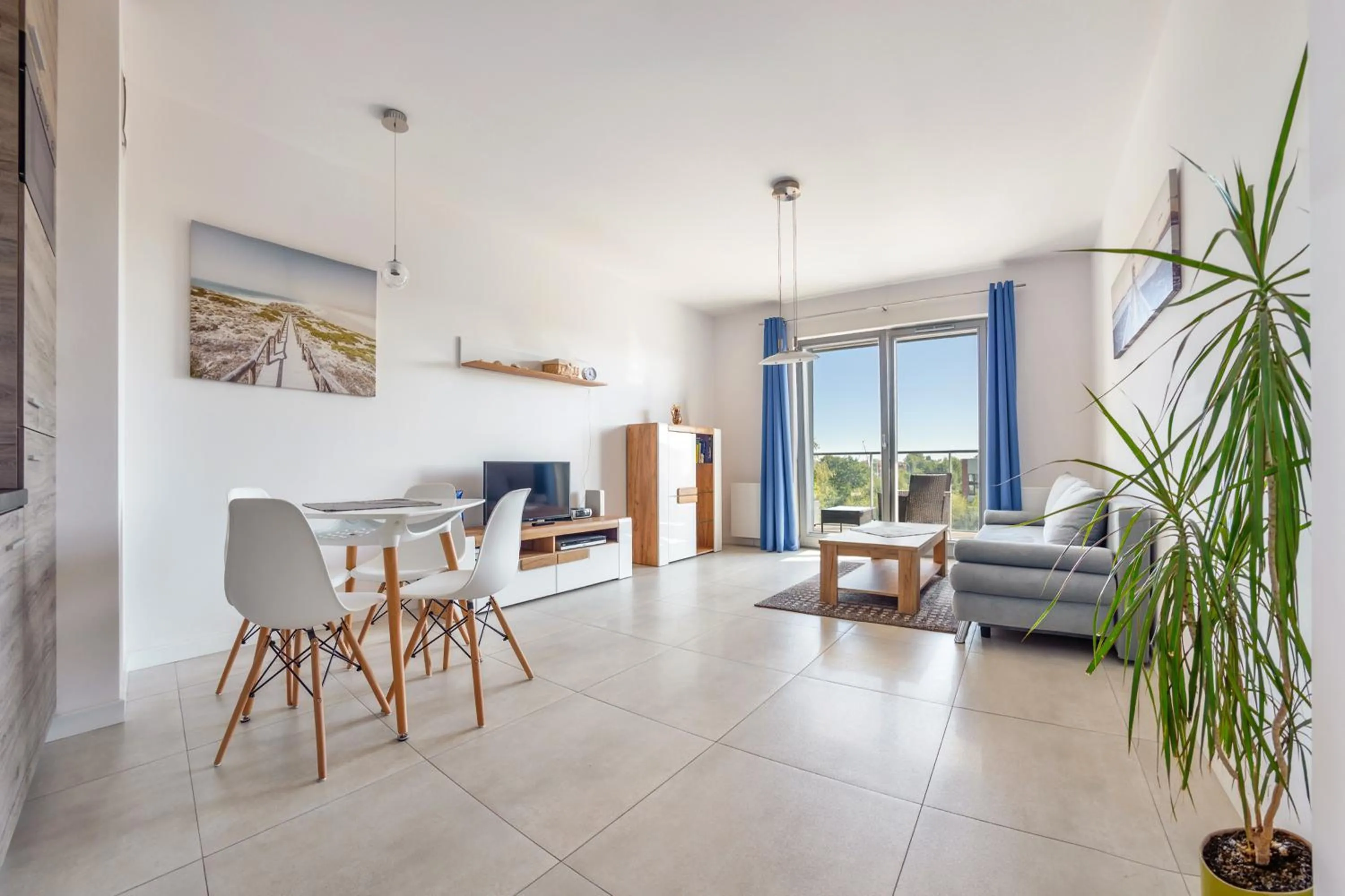 Living room in Nadmorze, Sun & Snow