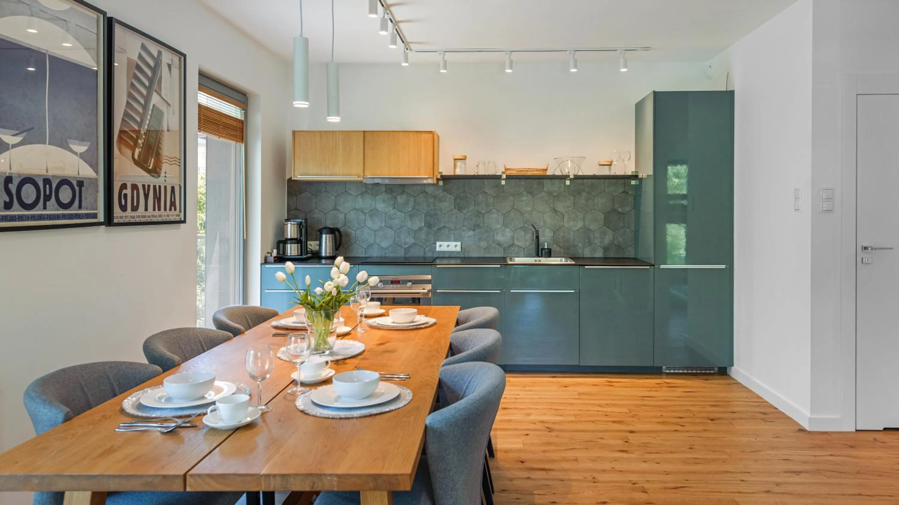 Kitchen or kitchenette in Nadmorze, Sun & Snow