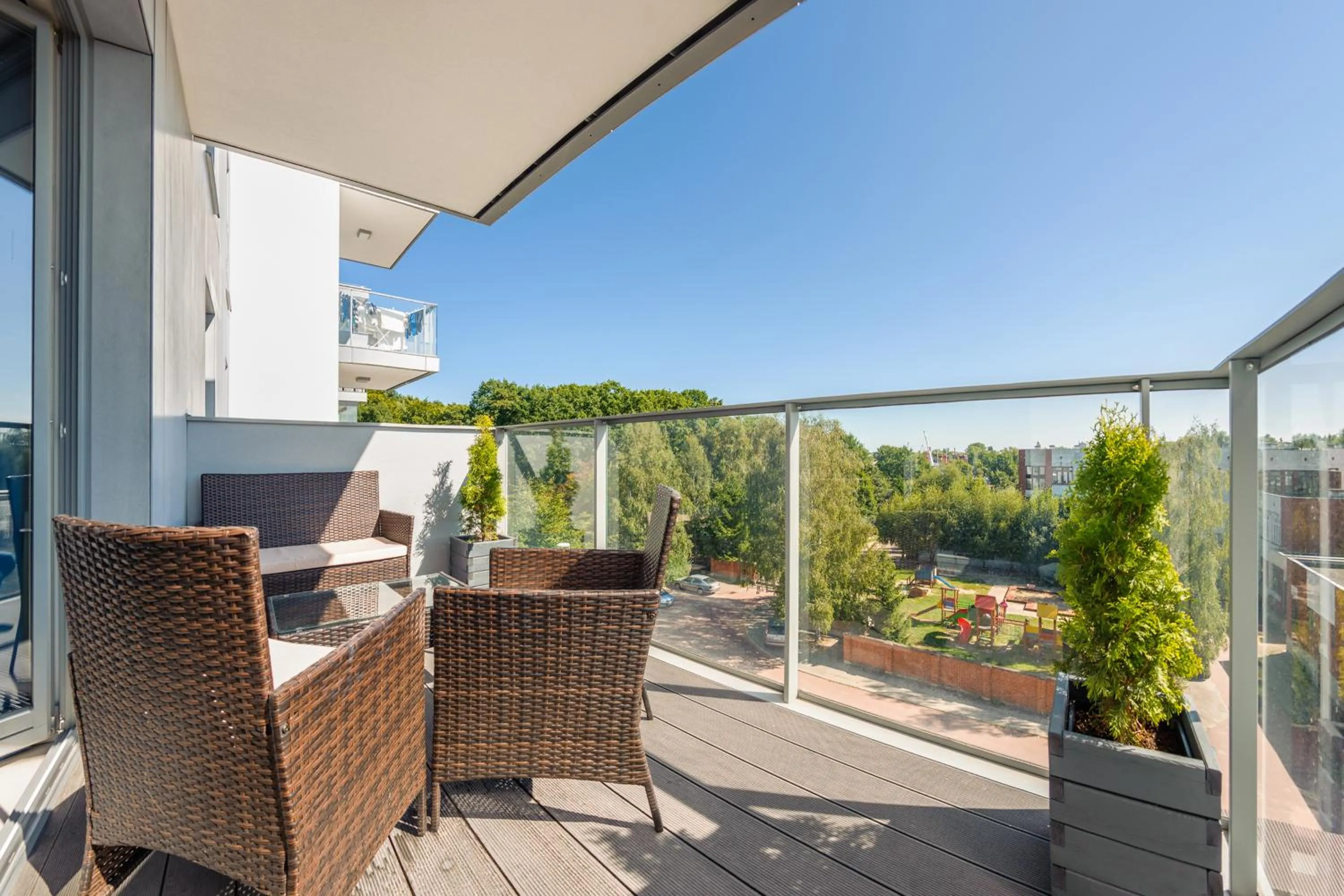 Balcony/Terrace in Nadmorze, Sun & Snow