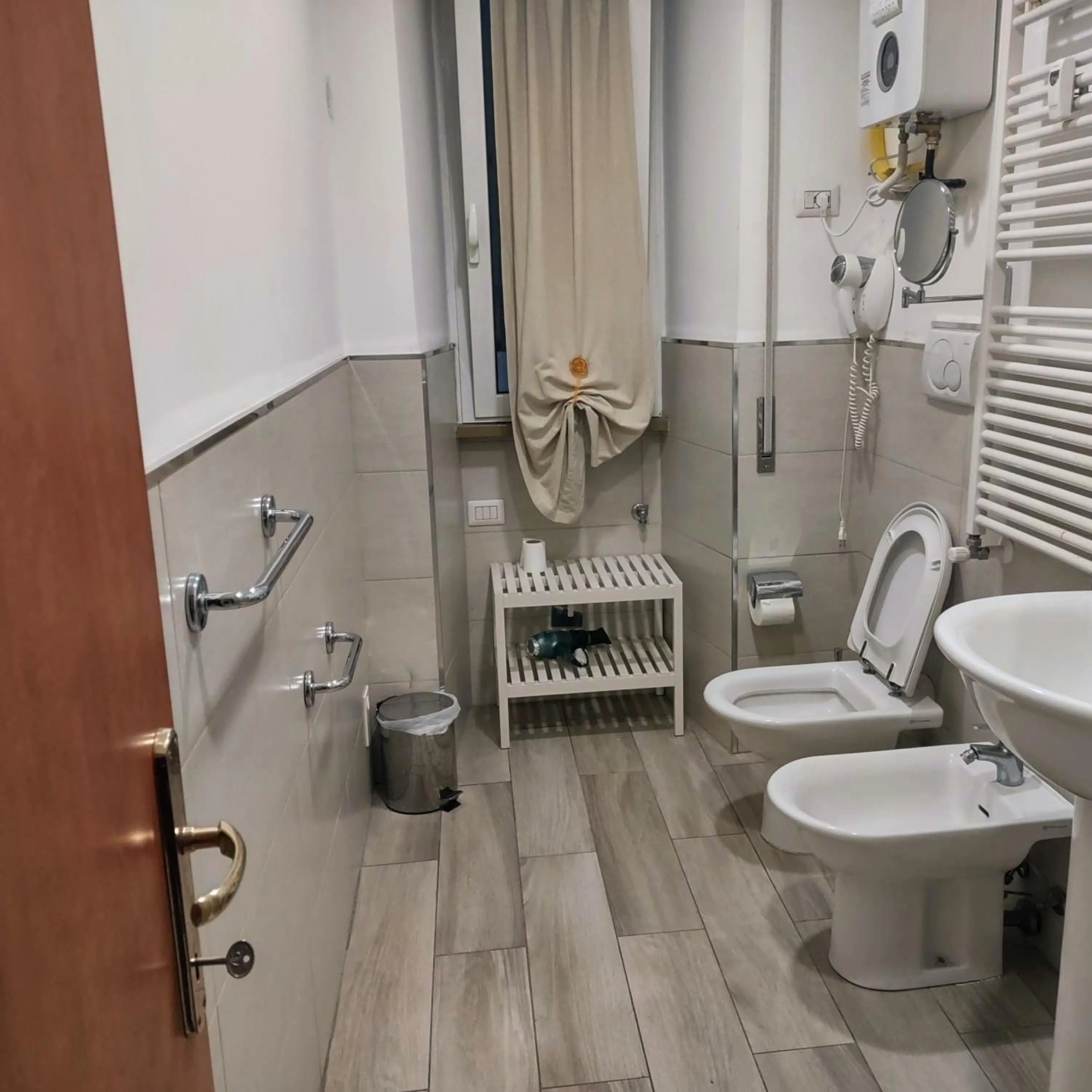 Toilet in St. Anthony Guest House