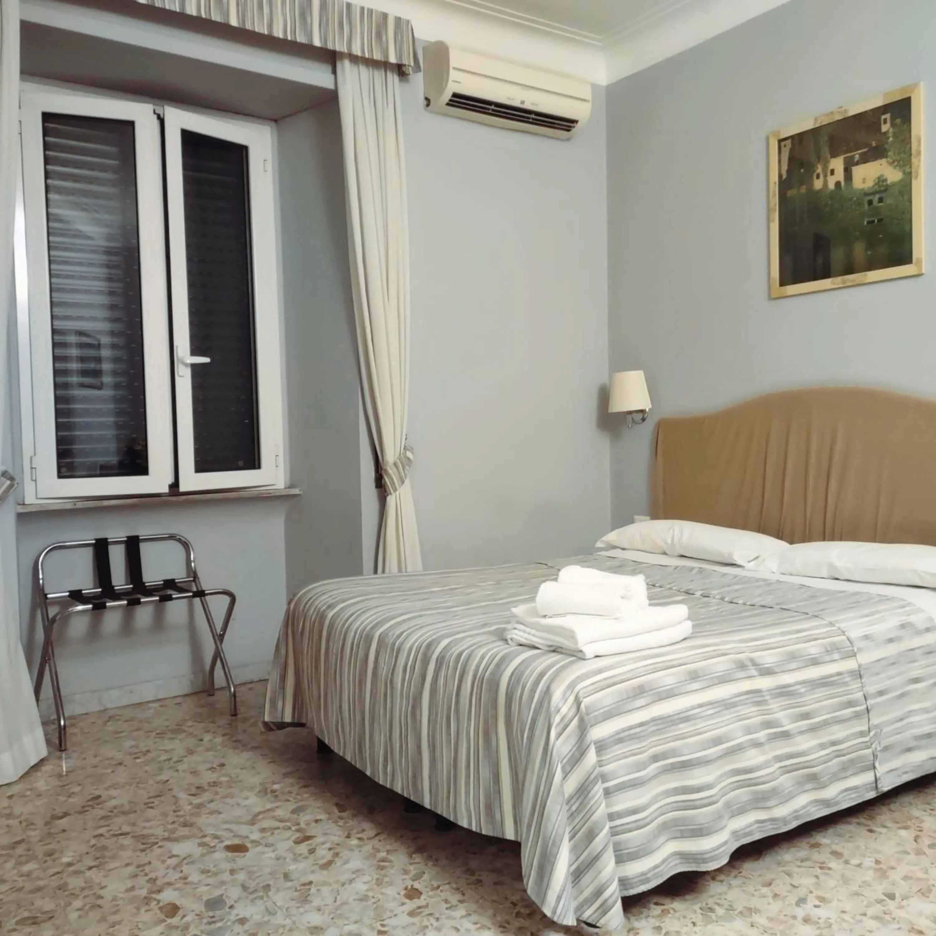 Bed in St. Anthony Guest House
