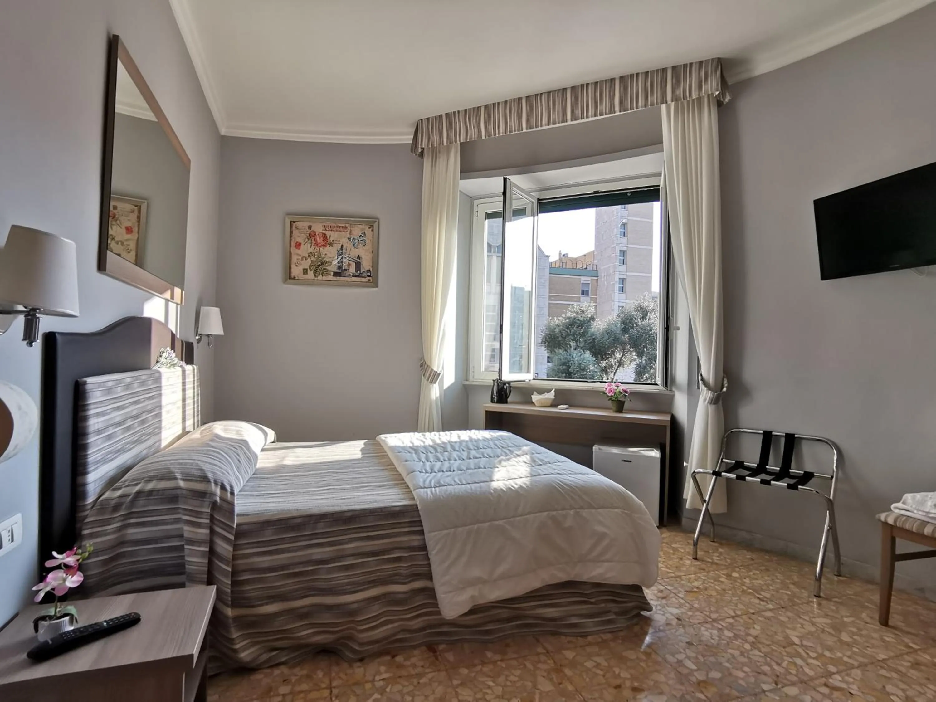Bed in St. Anthony Guest House