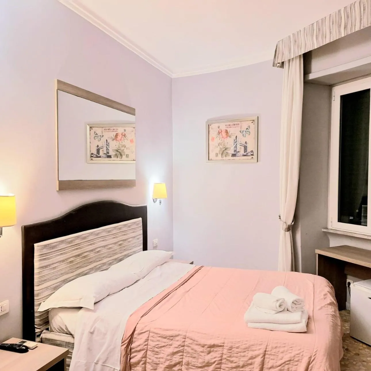 Bed in St. Anthony Guest House