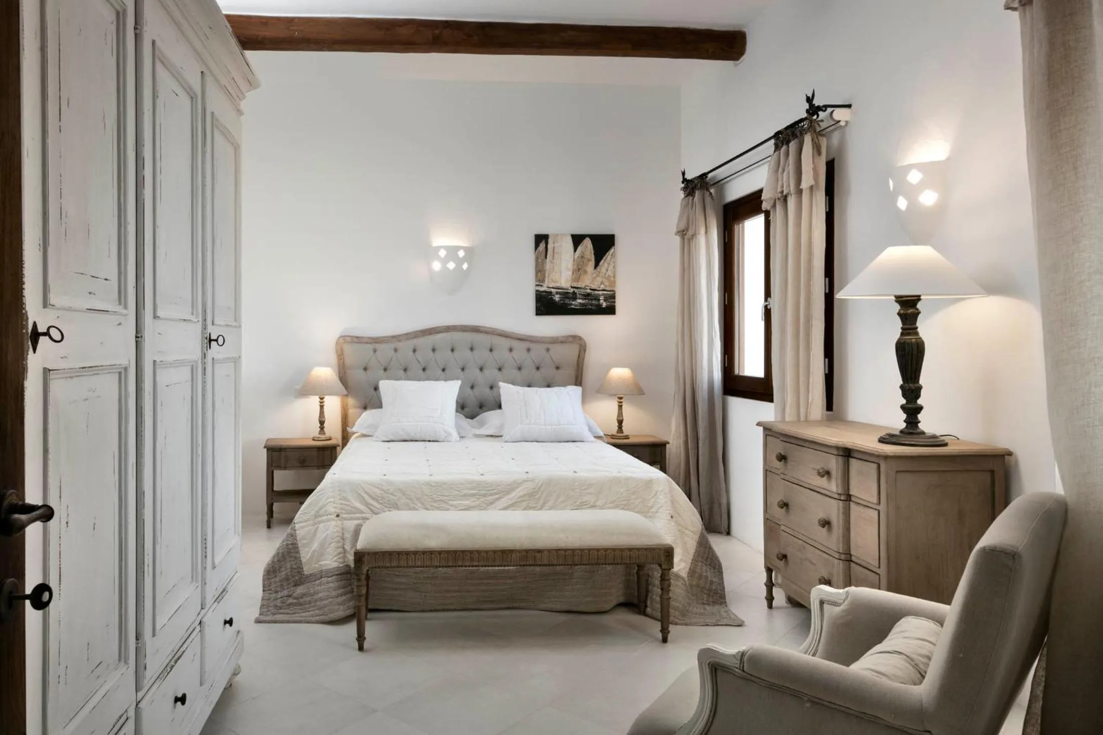 Bed in Relais Villa Carola