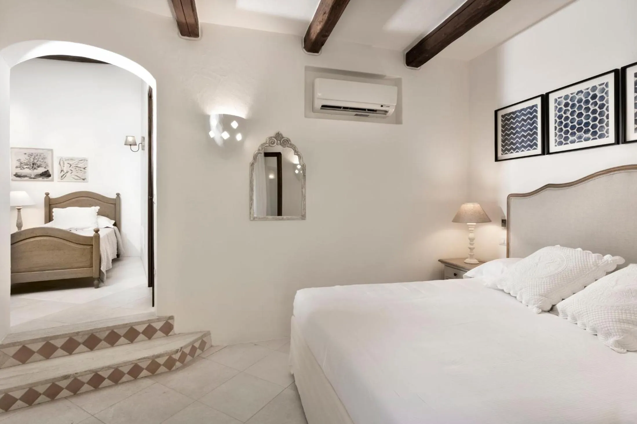 Bed in Relais Villa Carola