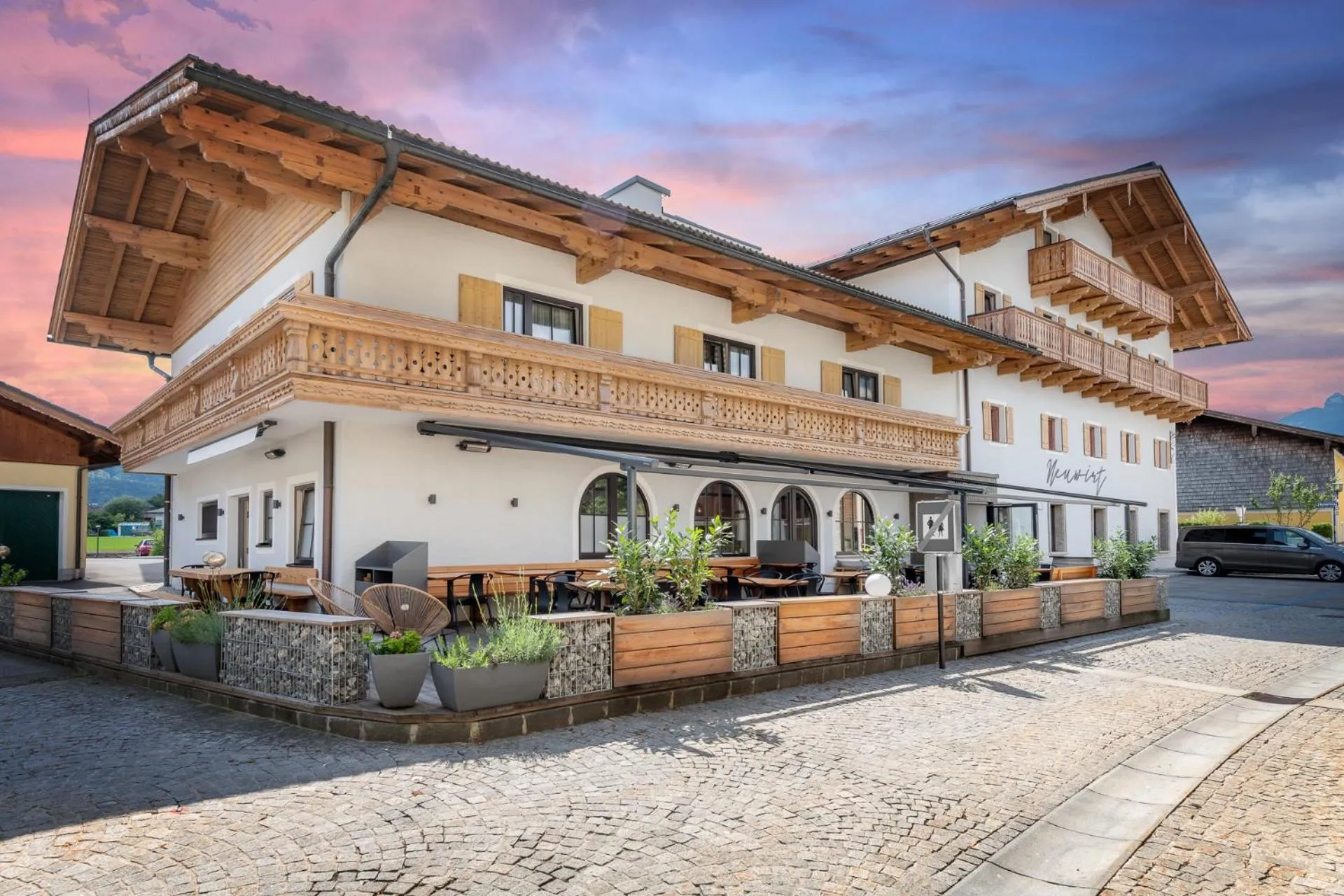 Property building in NEUWIRT - Boutiquehotel & Wirtshaus