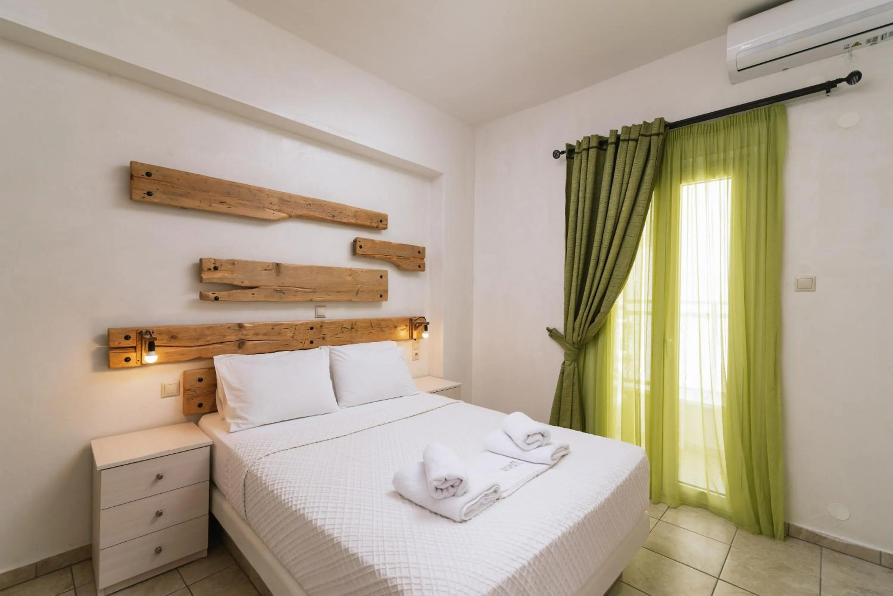 Bed in Hotel Sunshine Matala