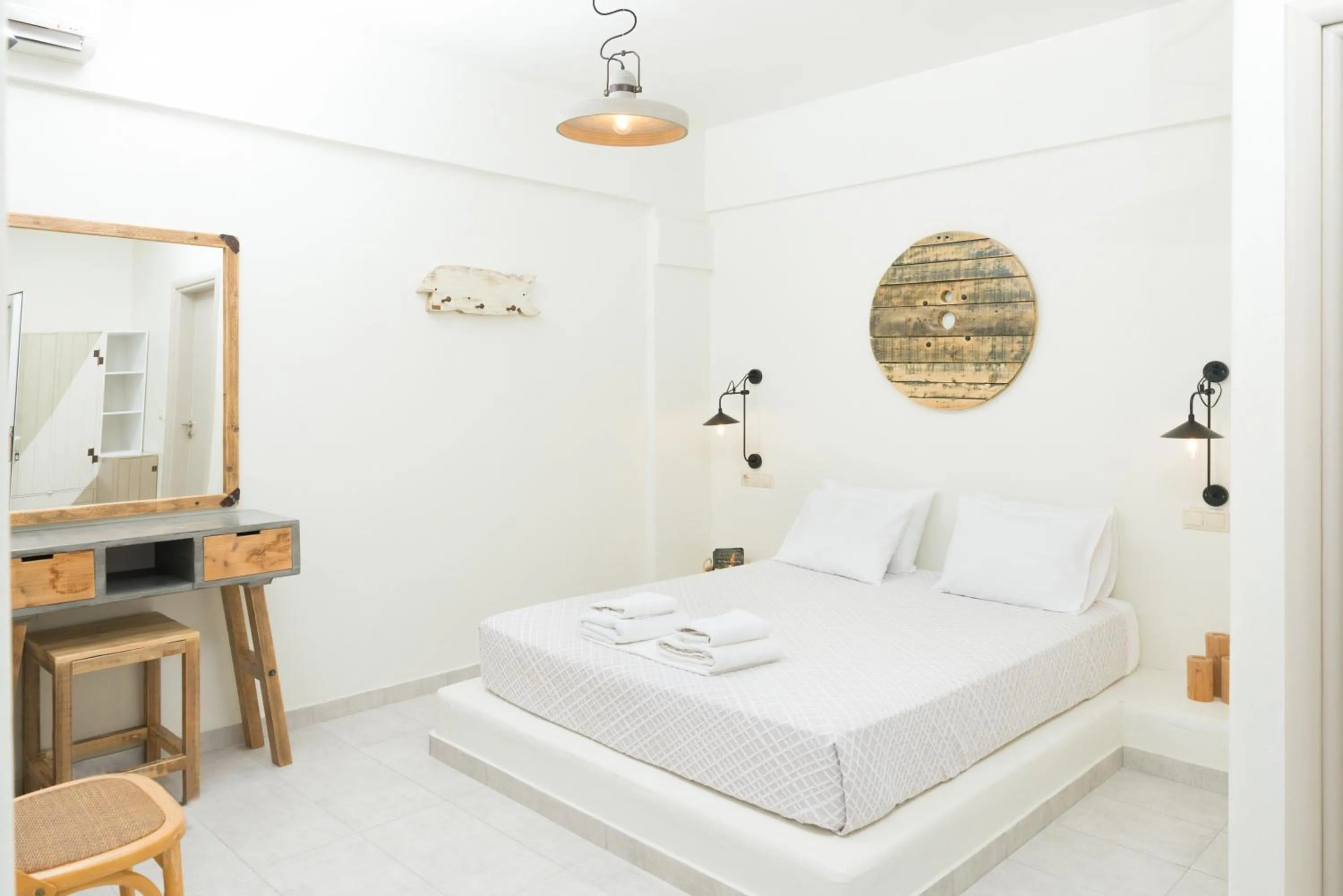 Bed in Hotel Sunshine Matala
