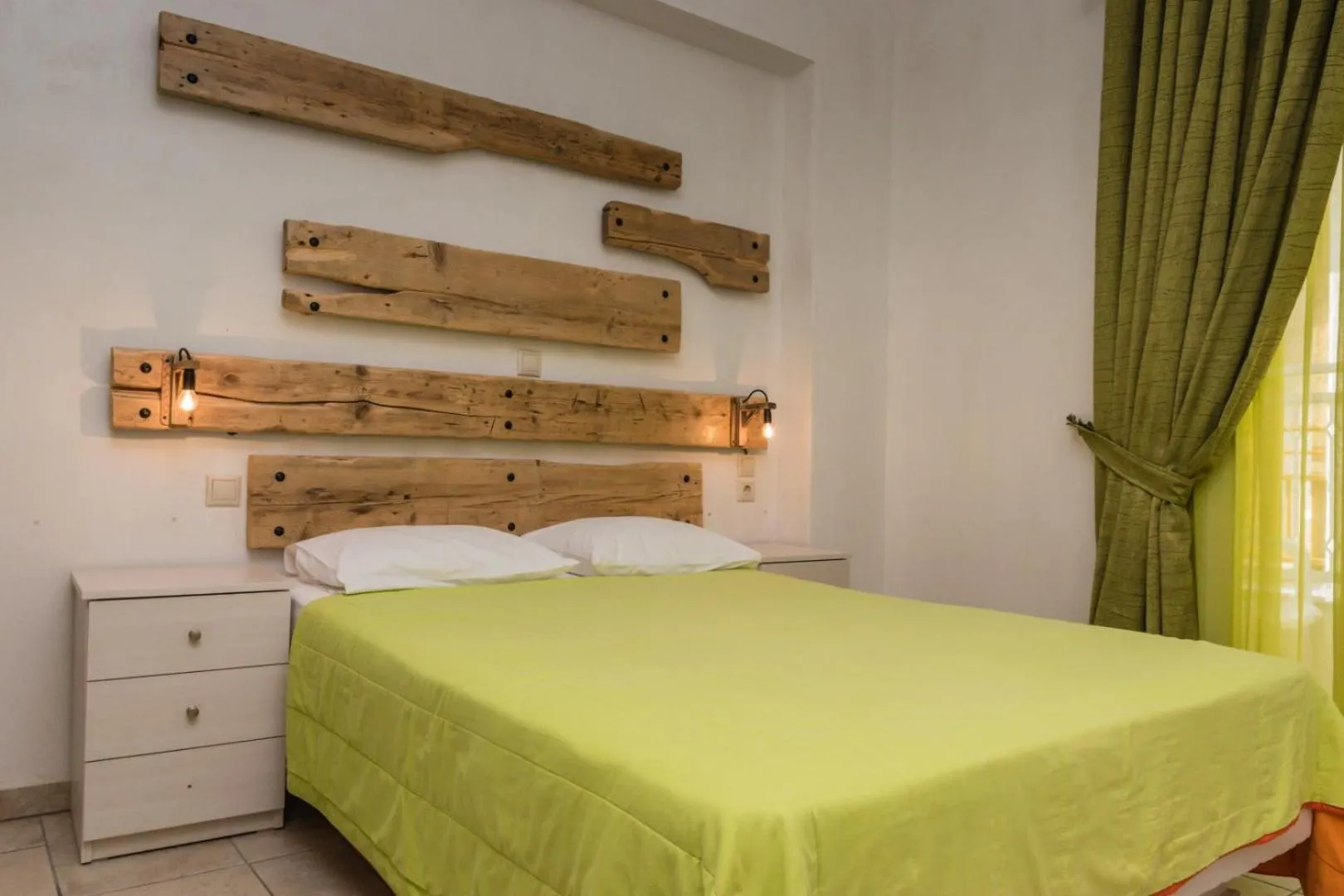 Bed in Hotel Sunshine Matala