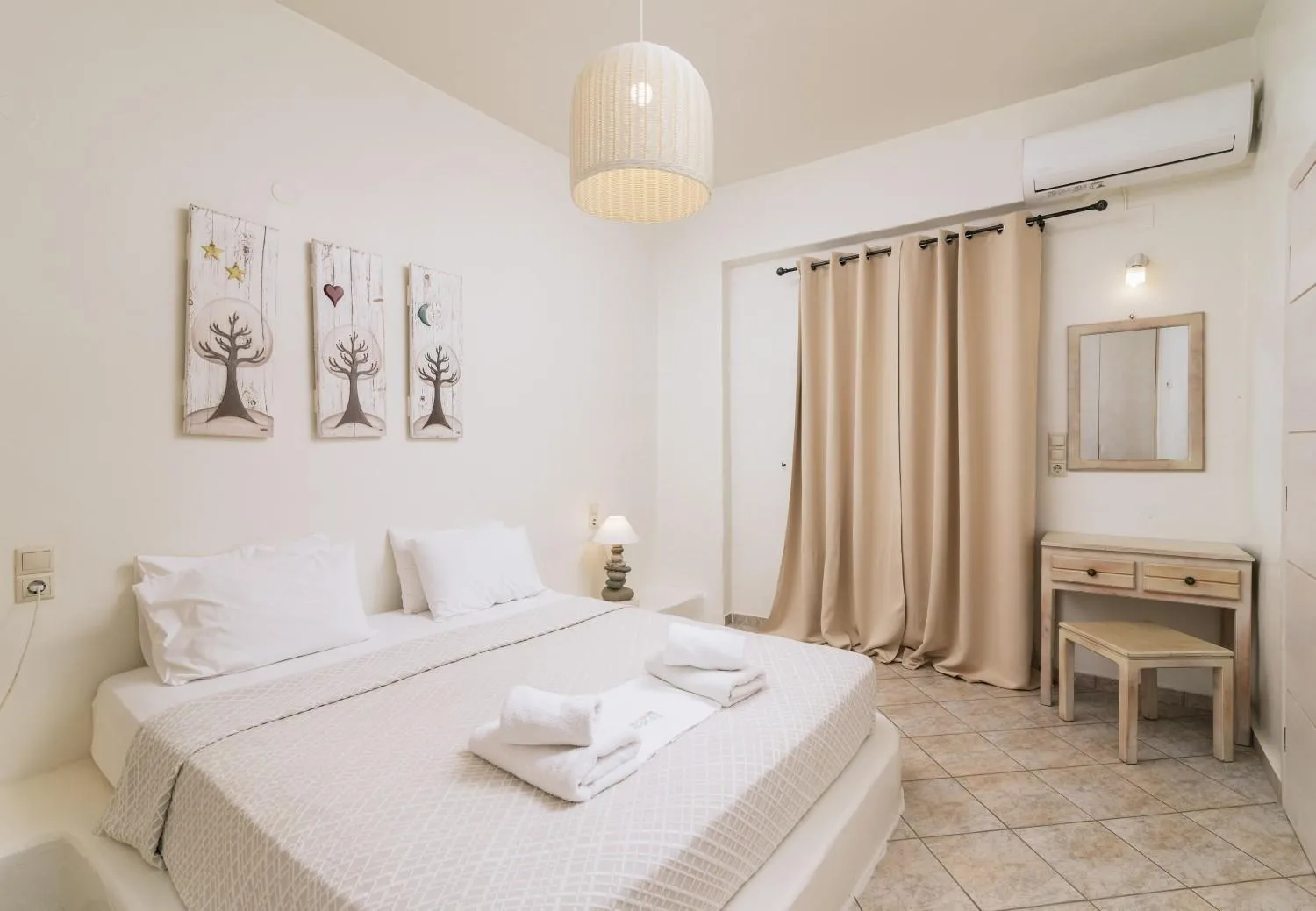 Bed in Hotel Sunshine Matala