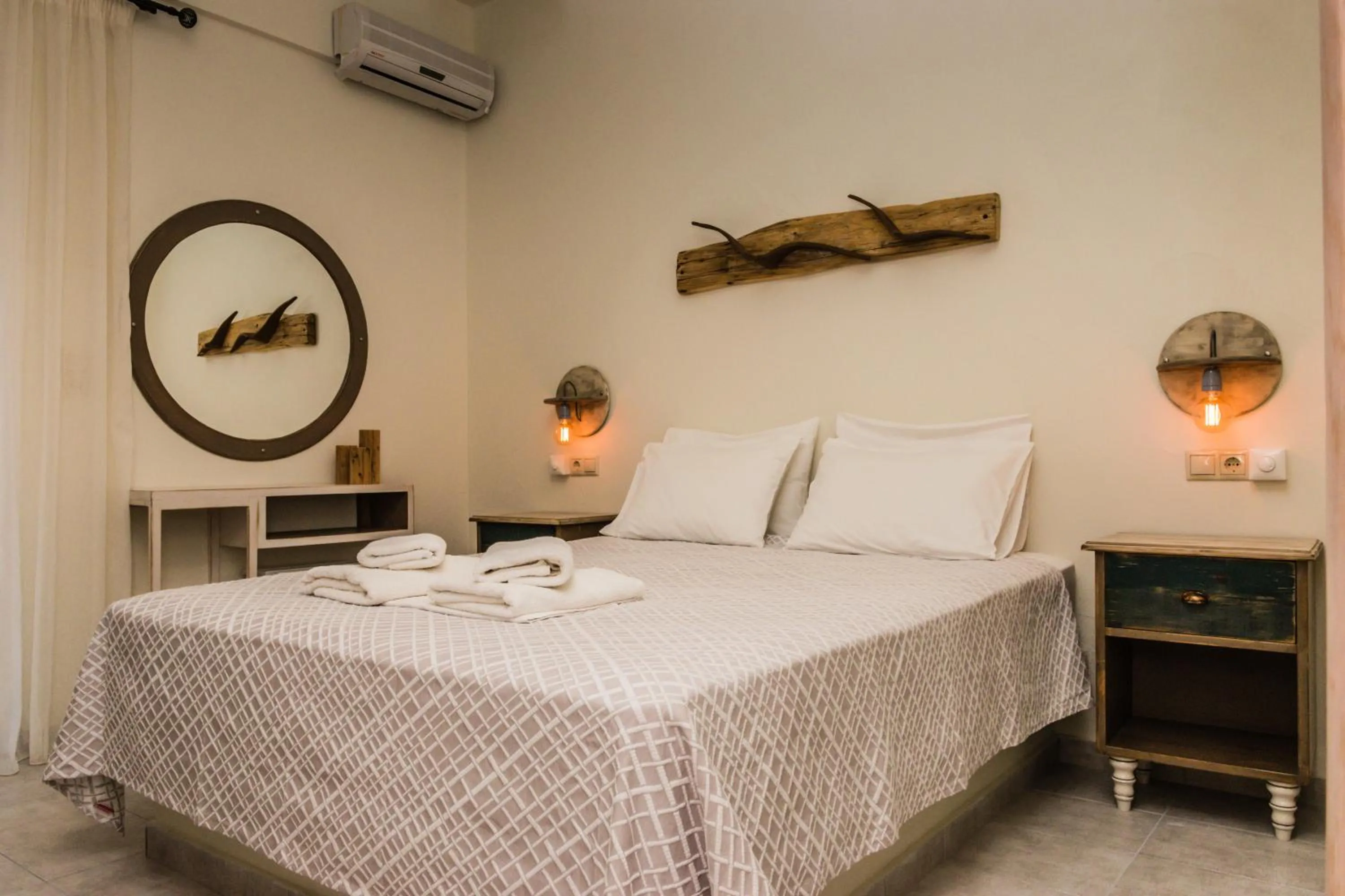 Bed in Hotel Sunshine Matala