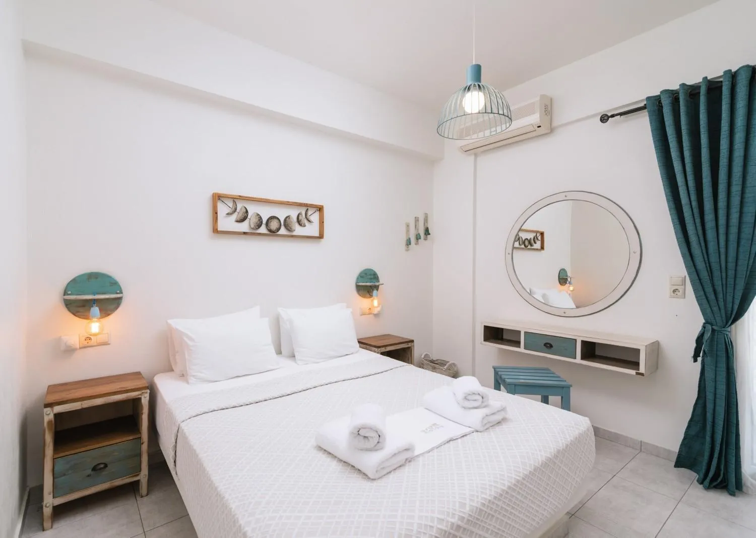 Bed in Hotel Sunshine Matala