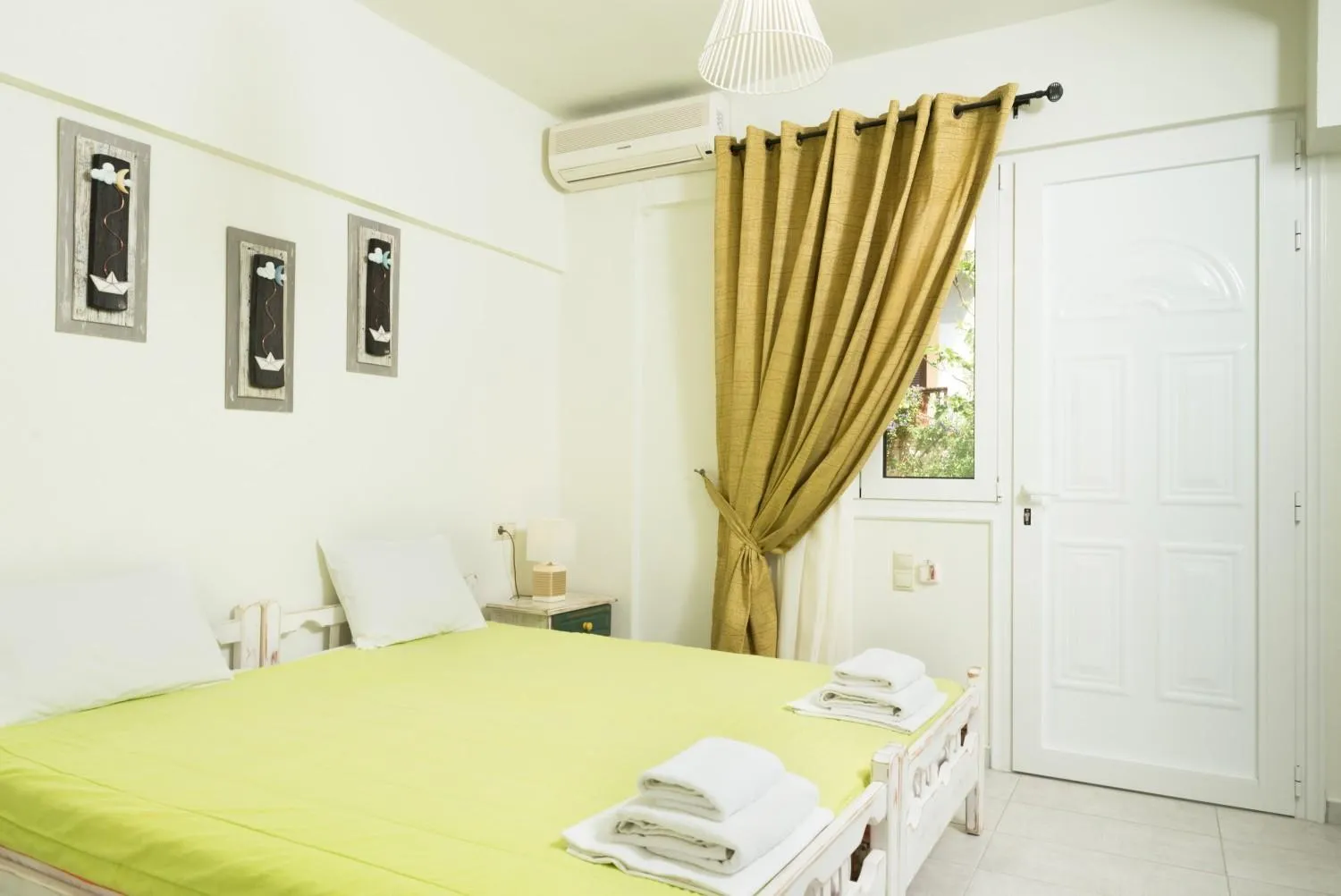 Bedroom, Bed in Hotel Sunshine Matala